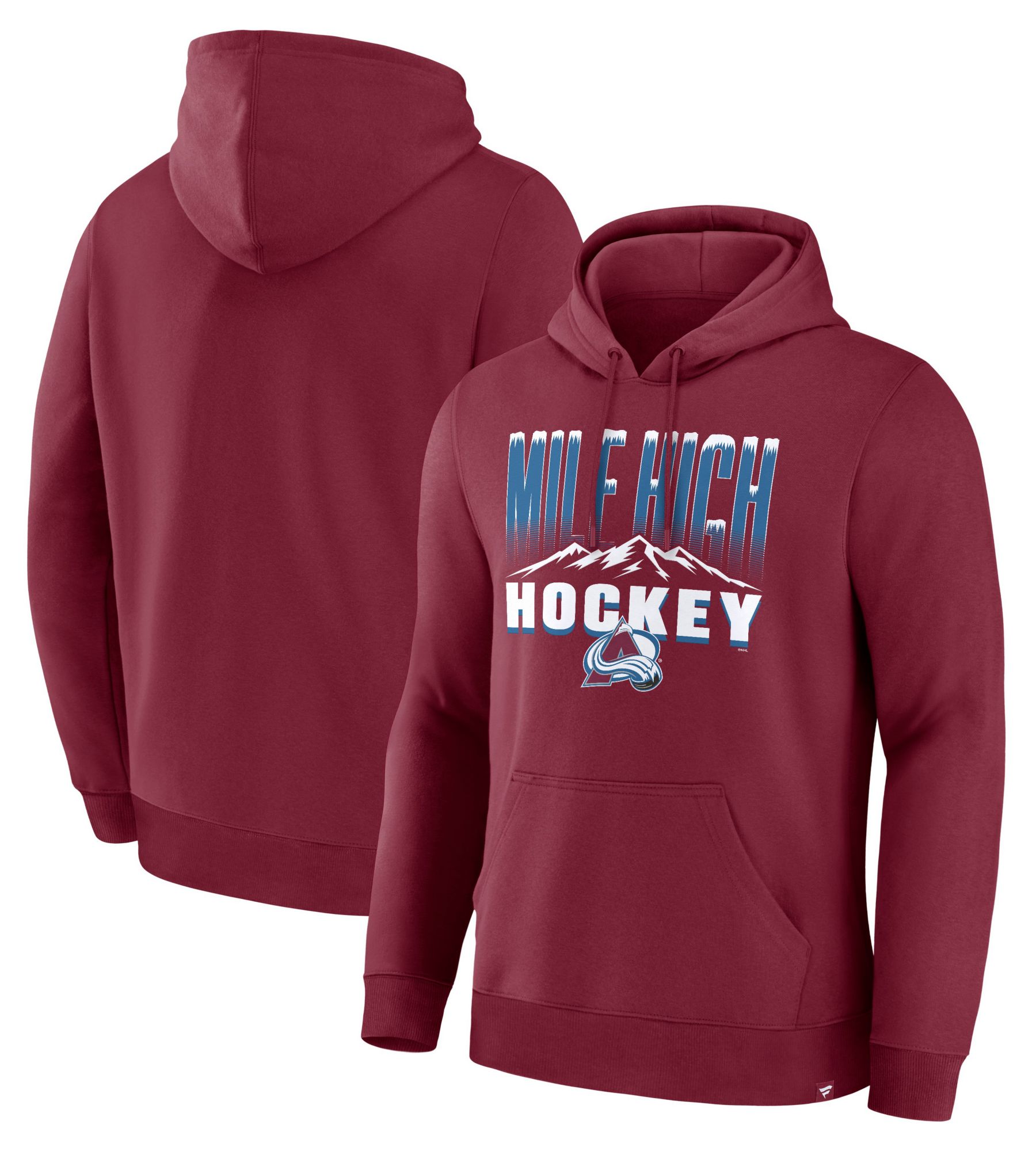 NHL Men's Colorado Avalanche Maroon Slogan Pullover Hoodie product image