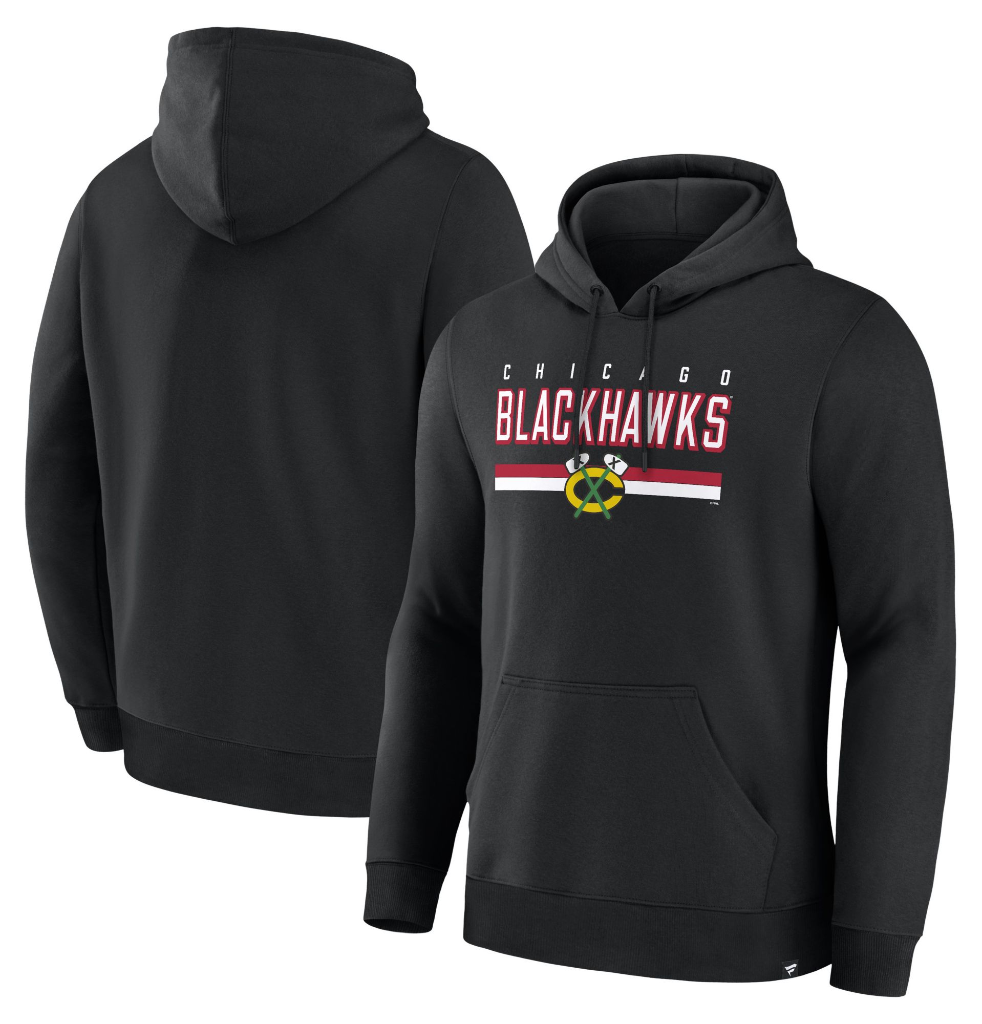 NHL Men's Chicago Blackhawks Black Fleece Hoodie product image