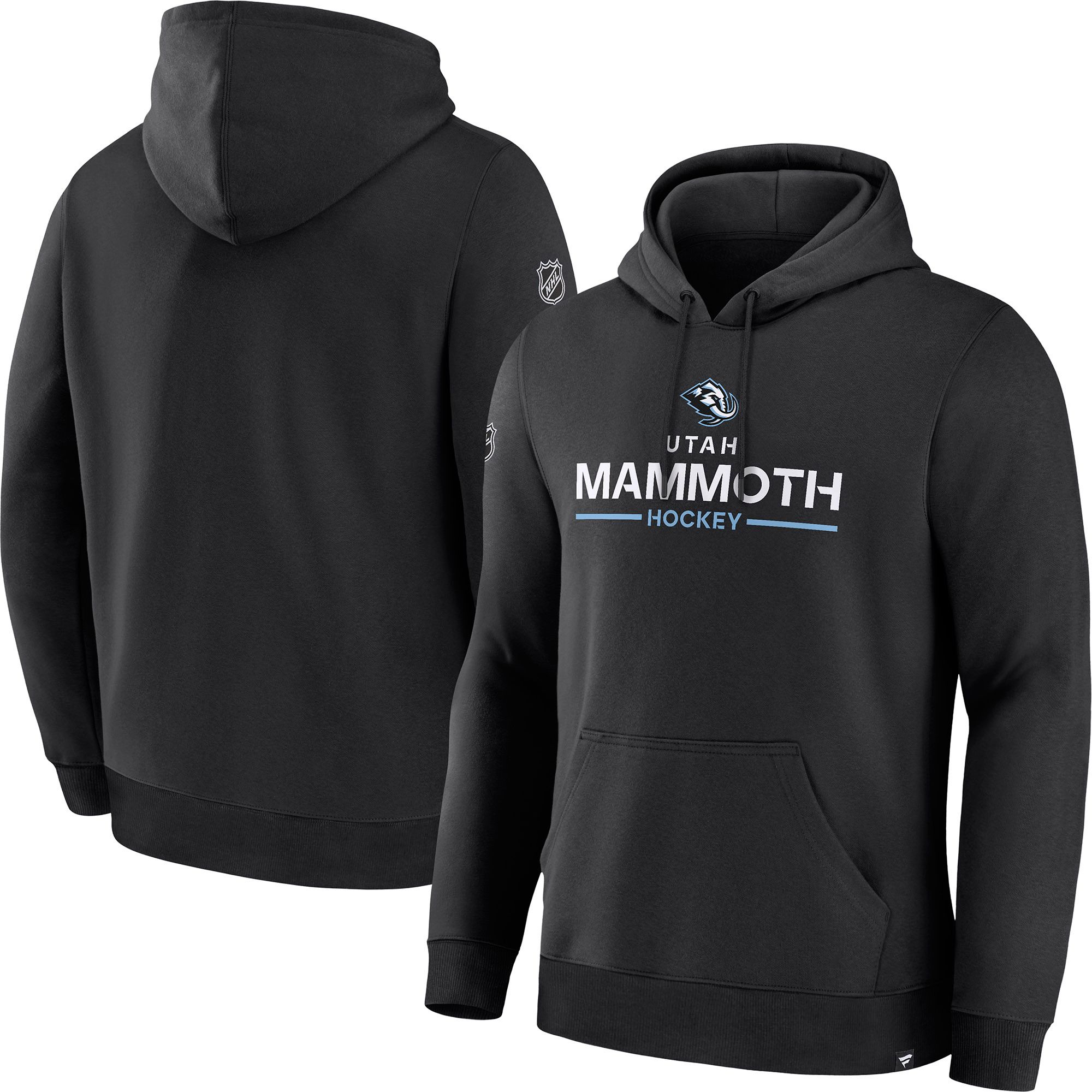 NHL Men's Utah Mammoth Black Primary Rink Pullover Hoodie product image