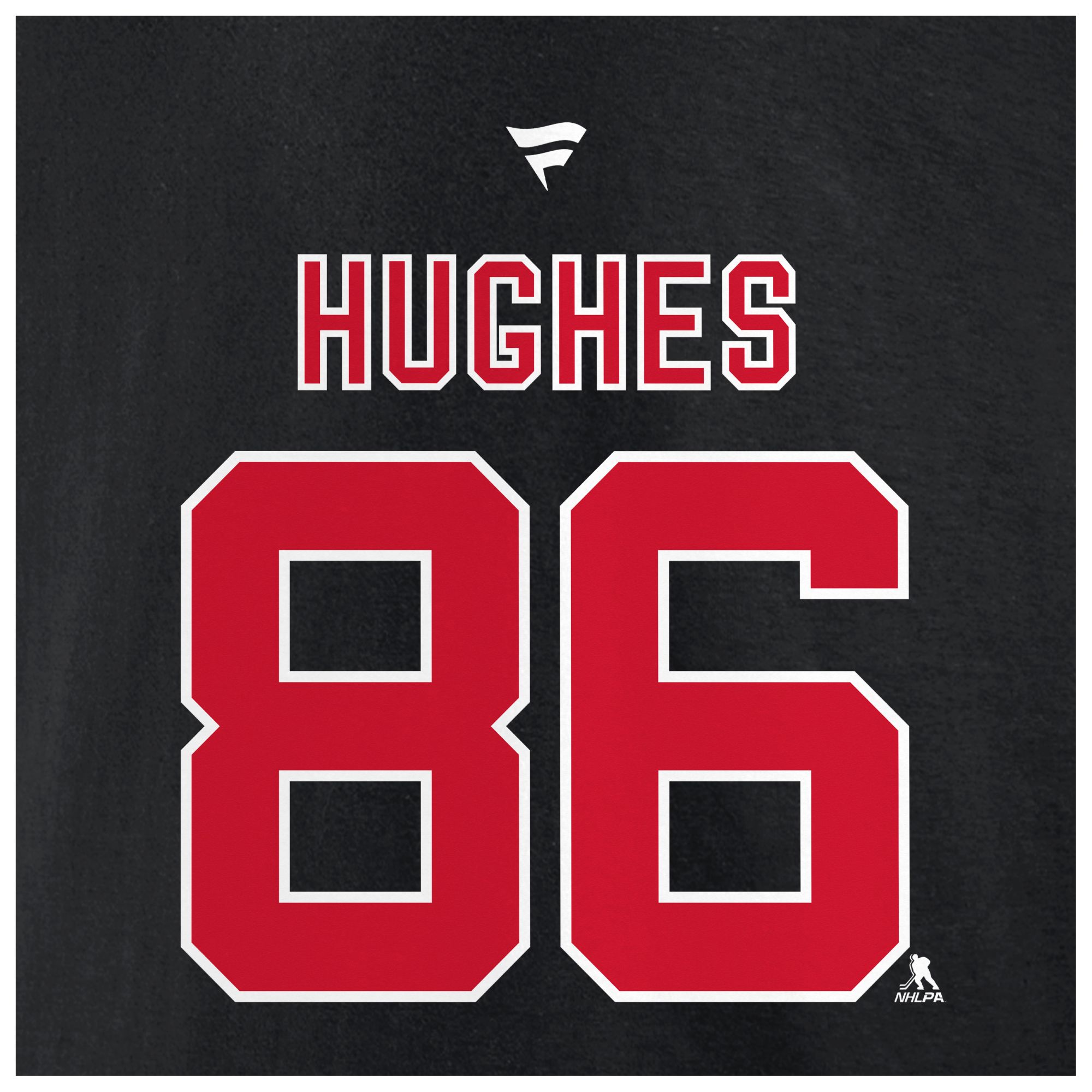 NHL Men's New Jersey Devils Jack Hughes #86 Black Hoodie product image