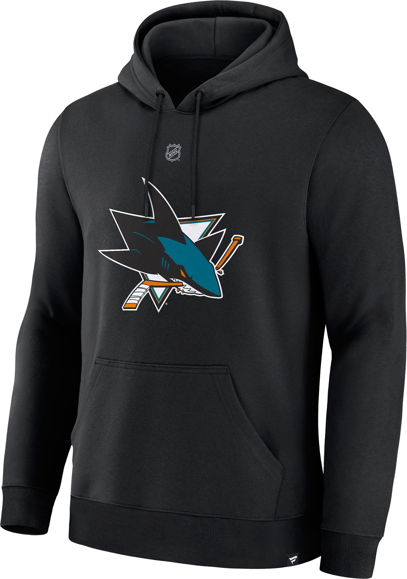 Fanatics Men's San Jose Sharks Black Macklin Celebrini #71 Pullover Hoodie product image