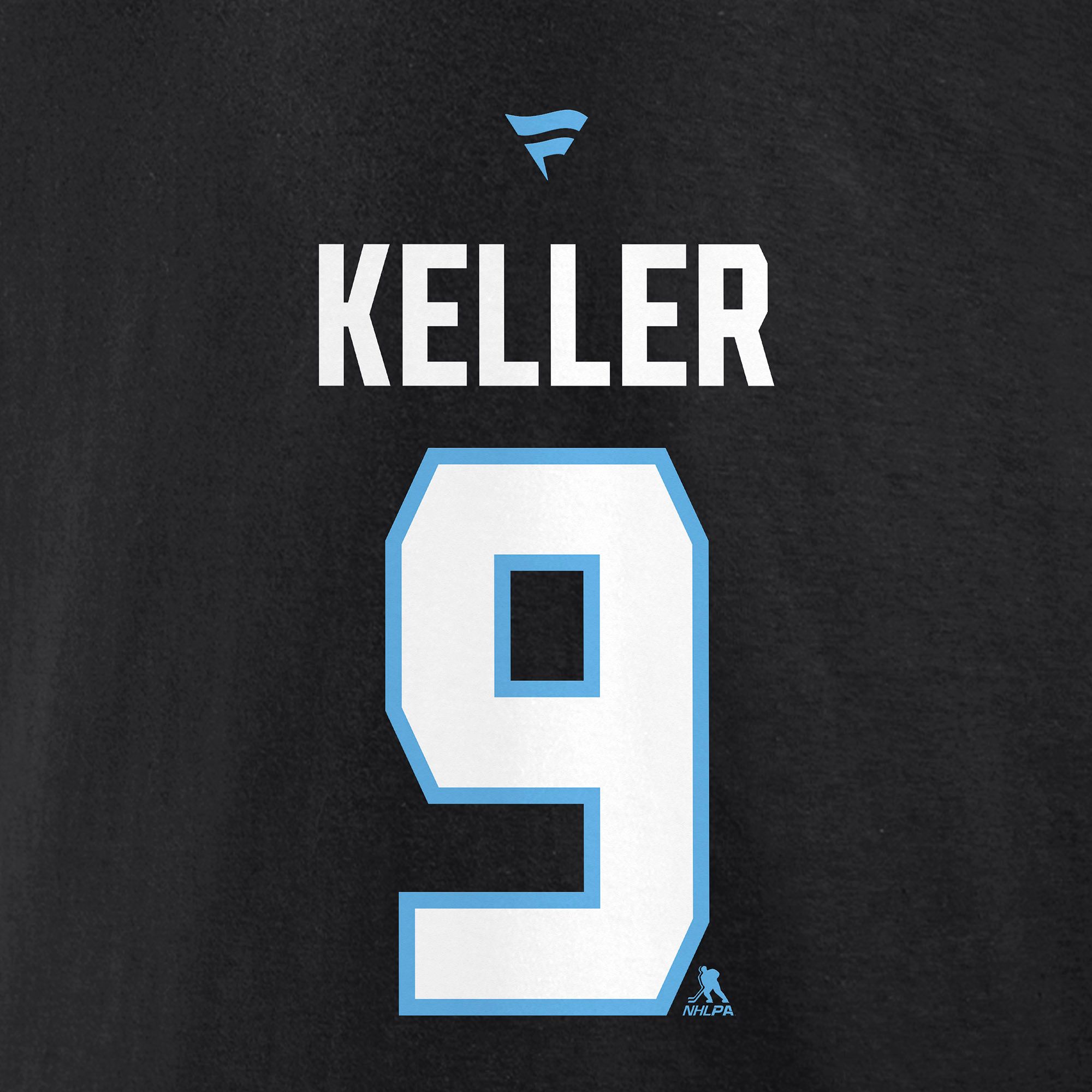 NHL Men's Utah Mammoth Clayton Keller #9 Black Hoodie product image