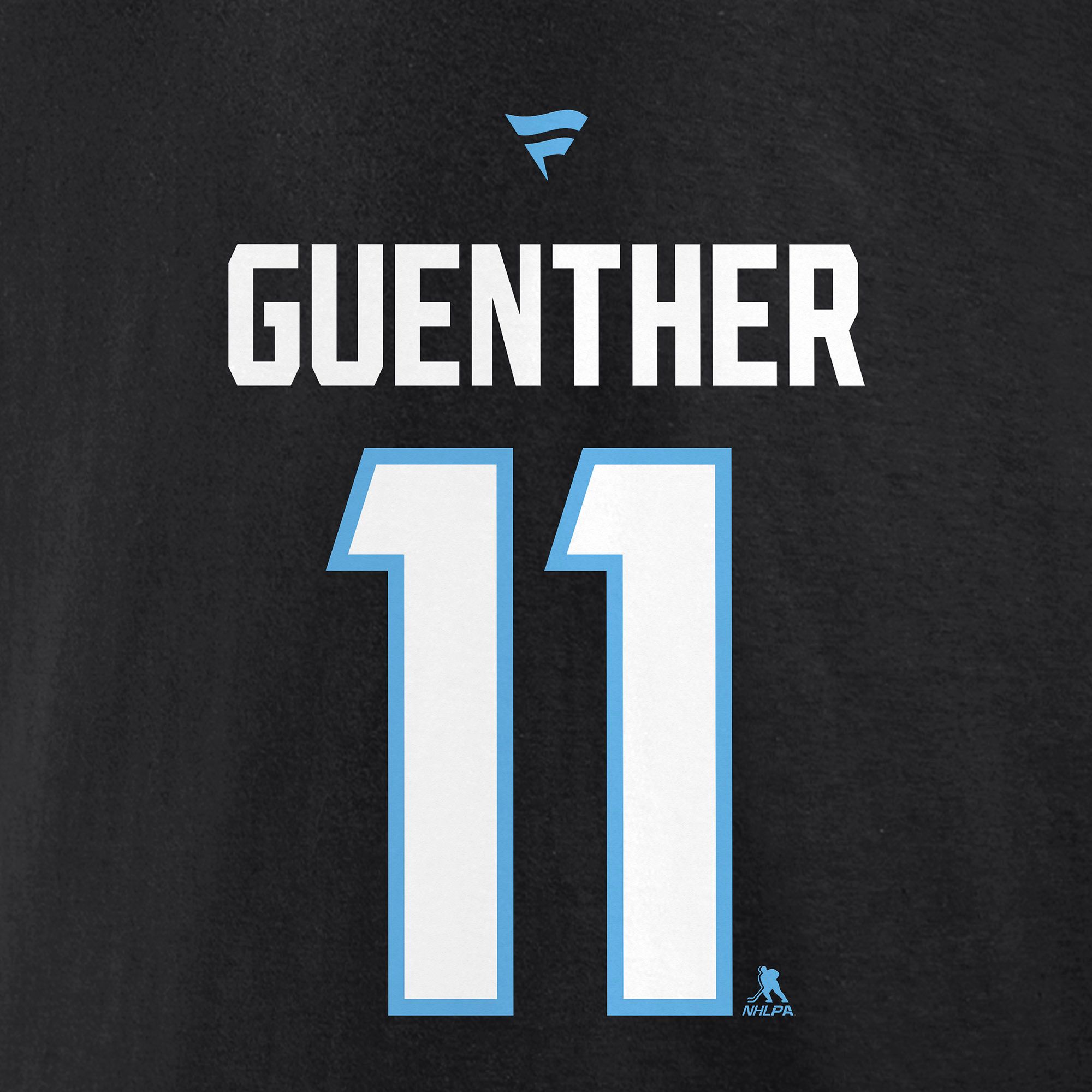 NHL Men's Utah Mammoth Dylan Guenther #11 Black Hoodie product image