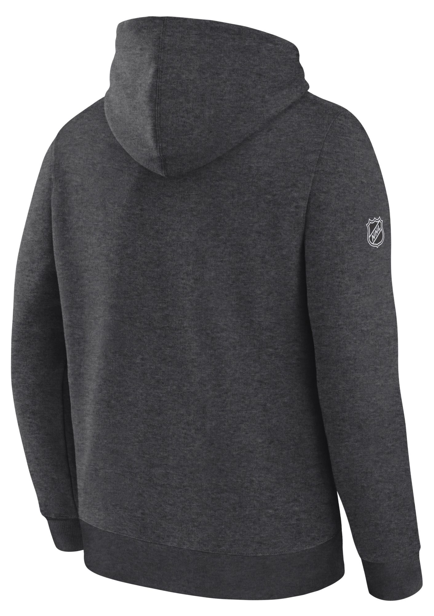 NHL Men's Dallas Stars Charcoal Heather Rink Primary Fleece Pullover Hoodie product image