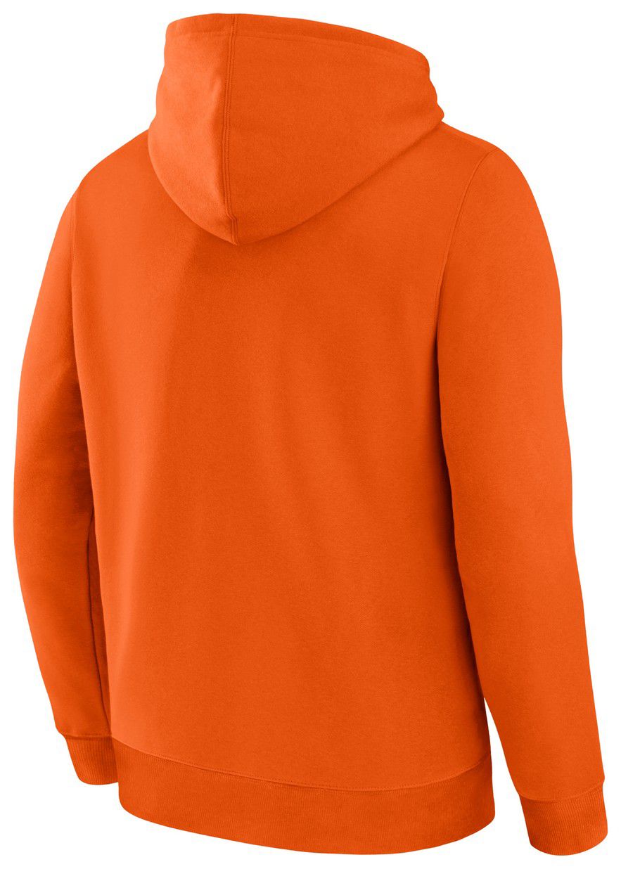 NCAA Men's Miami Hurricanes Orange Logo Fleece Pullover Hoodie product image