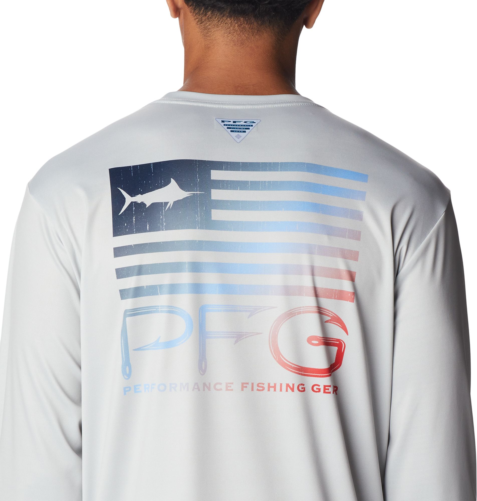 Columbia Men's Terminal Tackle Fish Star Long Sleeve Shirt