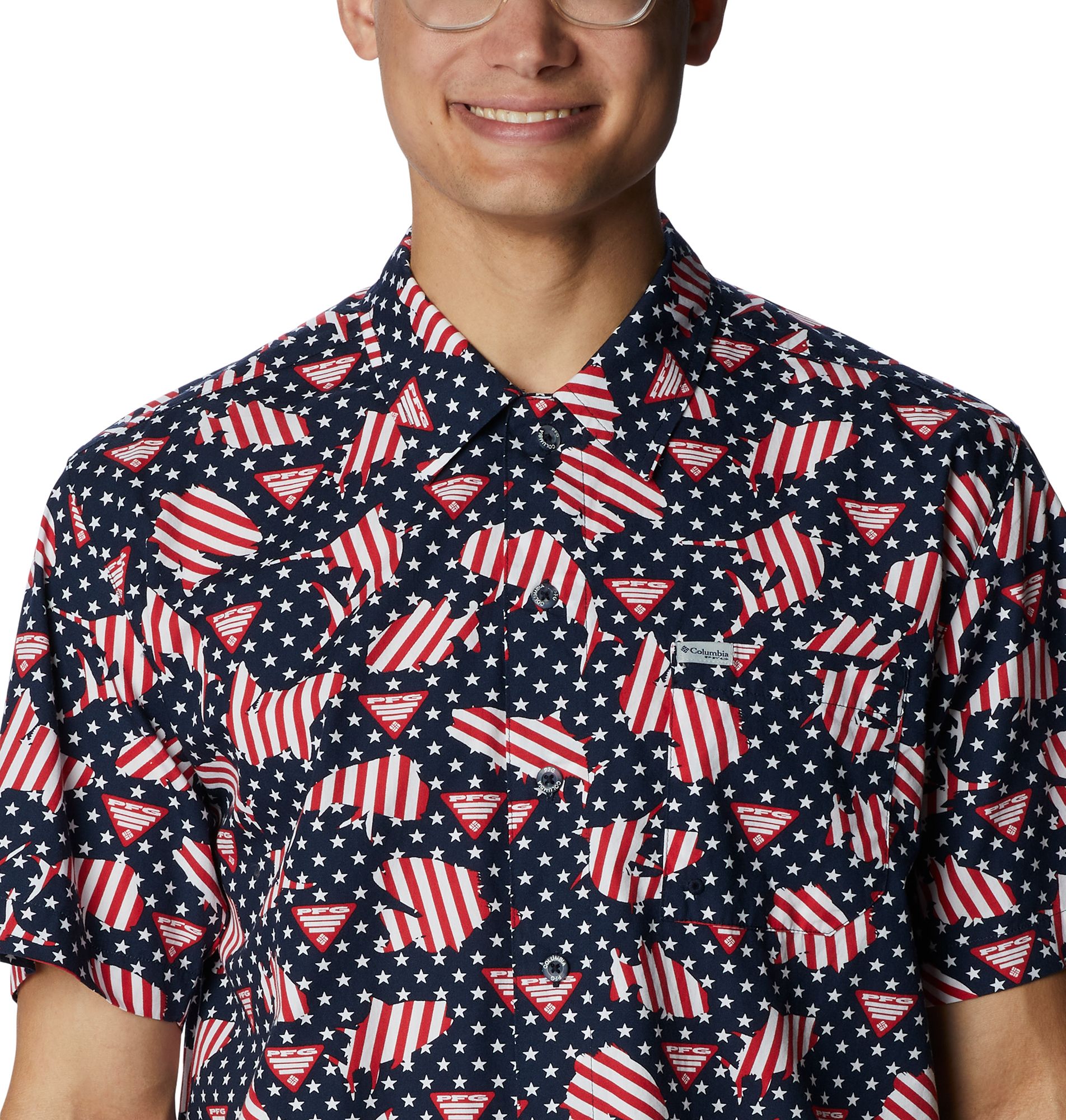 Columbia Men's Trollers Best Short Sleeve Button Down Shirt product image