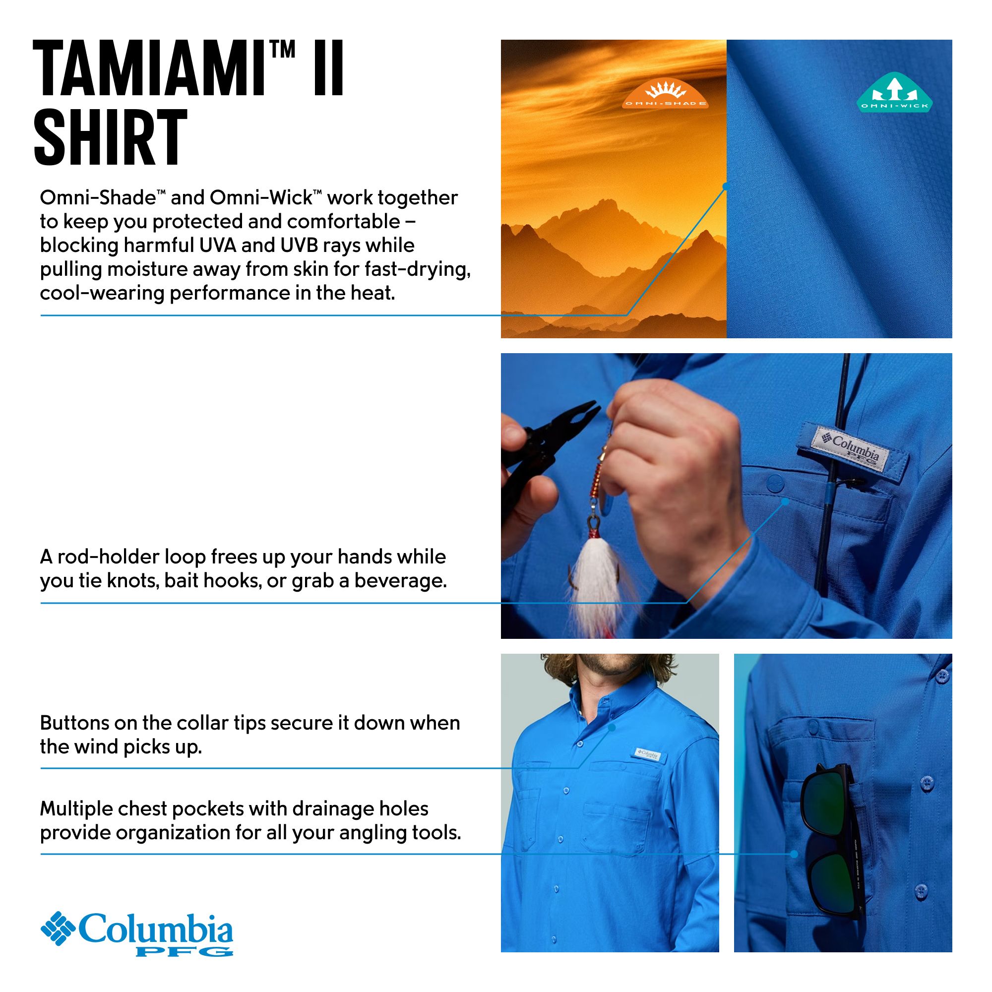 Columbia Men's PFG Tamiami II Long Sleeve Shirt product image