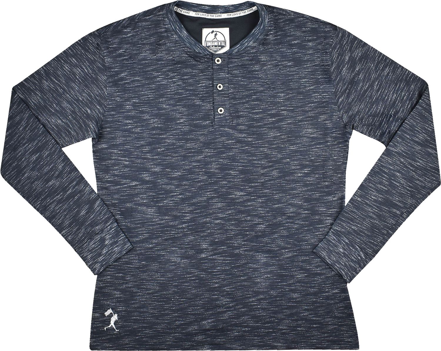 Baseballism Men's Fundamental Collection Long-Sleeve Henley Shirt product image