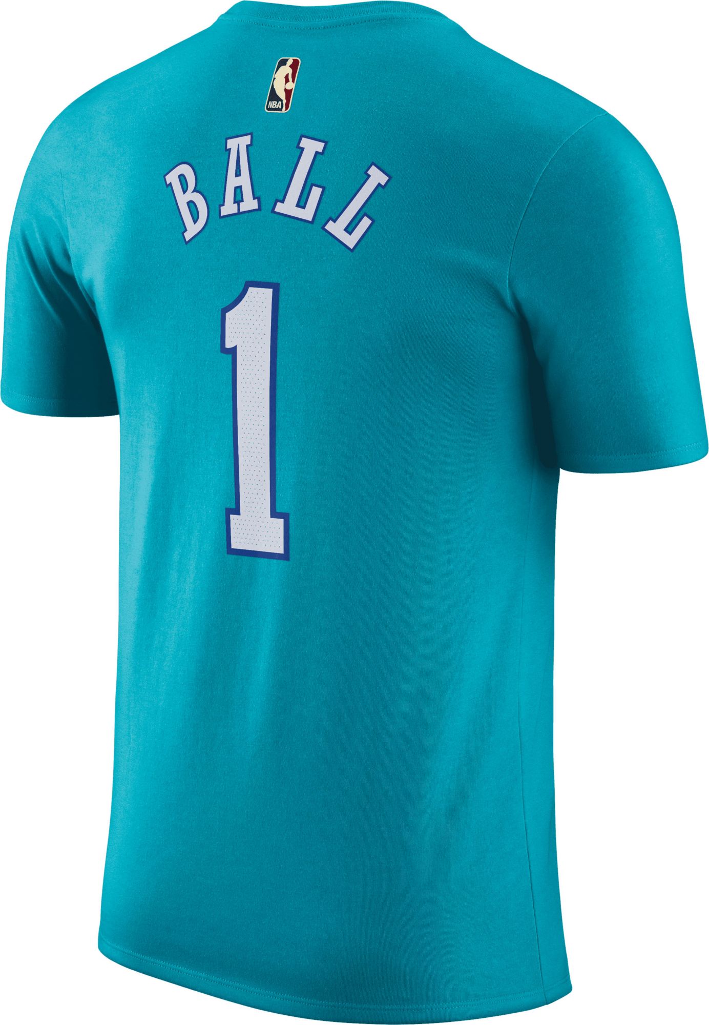 Nike Men's Charlotte Hornets LaMelo Ball #2 Hardwood Classic T-Shirt