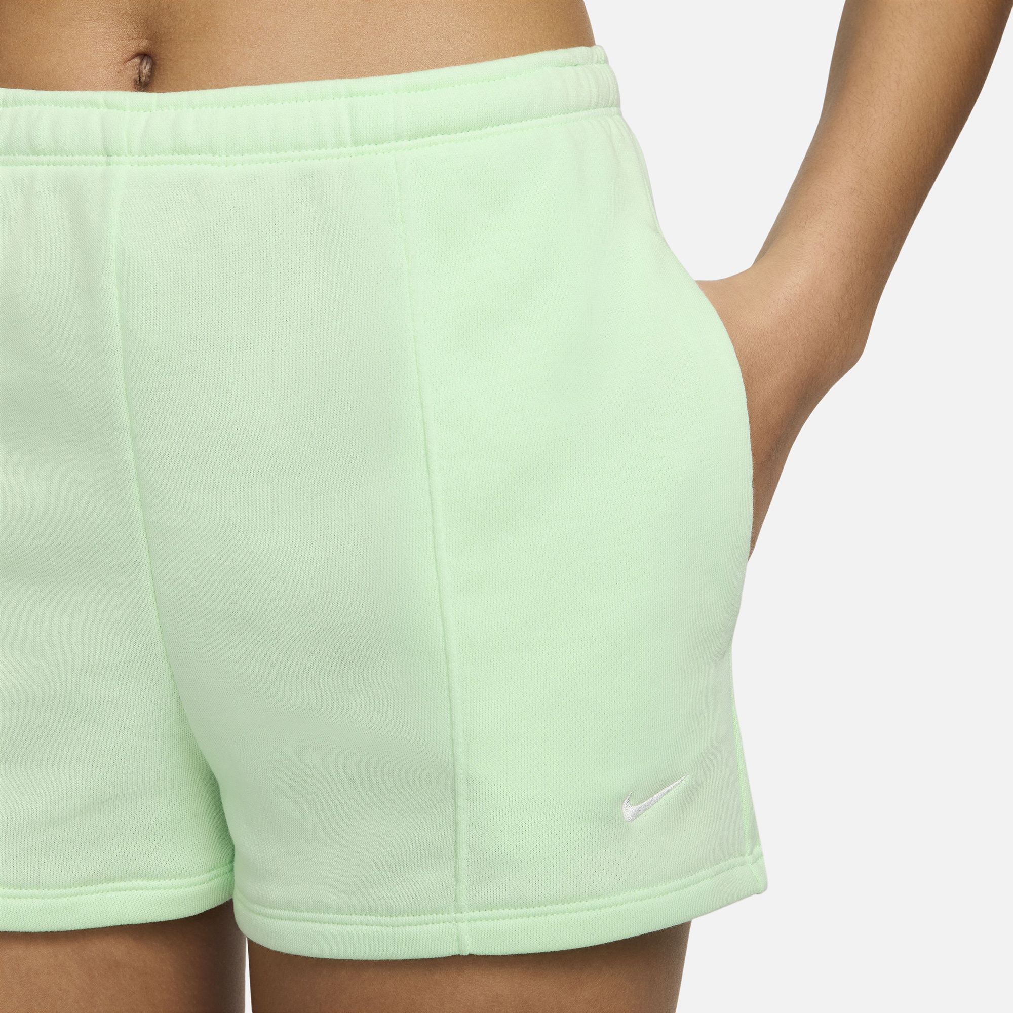 Nike Women's Sportswear High-Waisted Slim 2" Chill French Terry Shorts product image