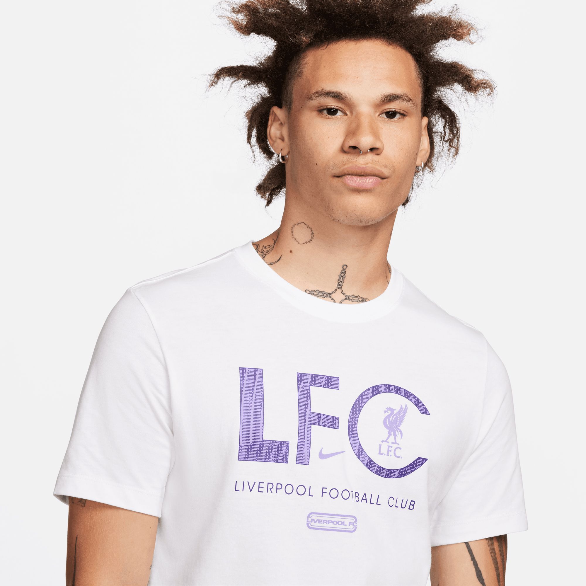 Nike Adult Liverpool FC 2023 Mercurial White T-Shirt