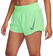 Nike Dri-FIT One Swoosh Women's Mid-Rise Brief-Lined Running Shorts