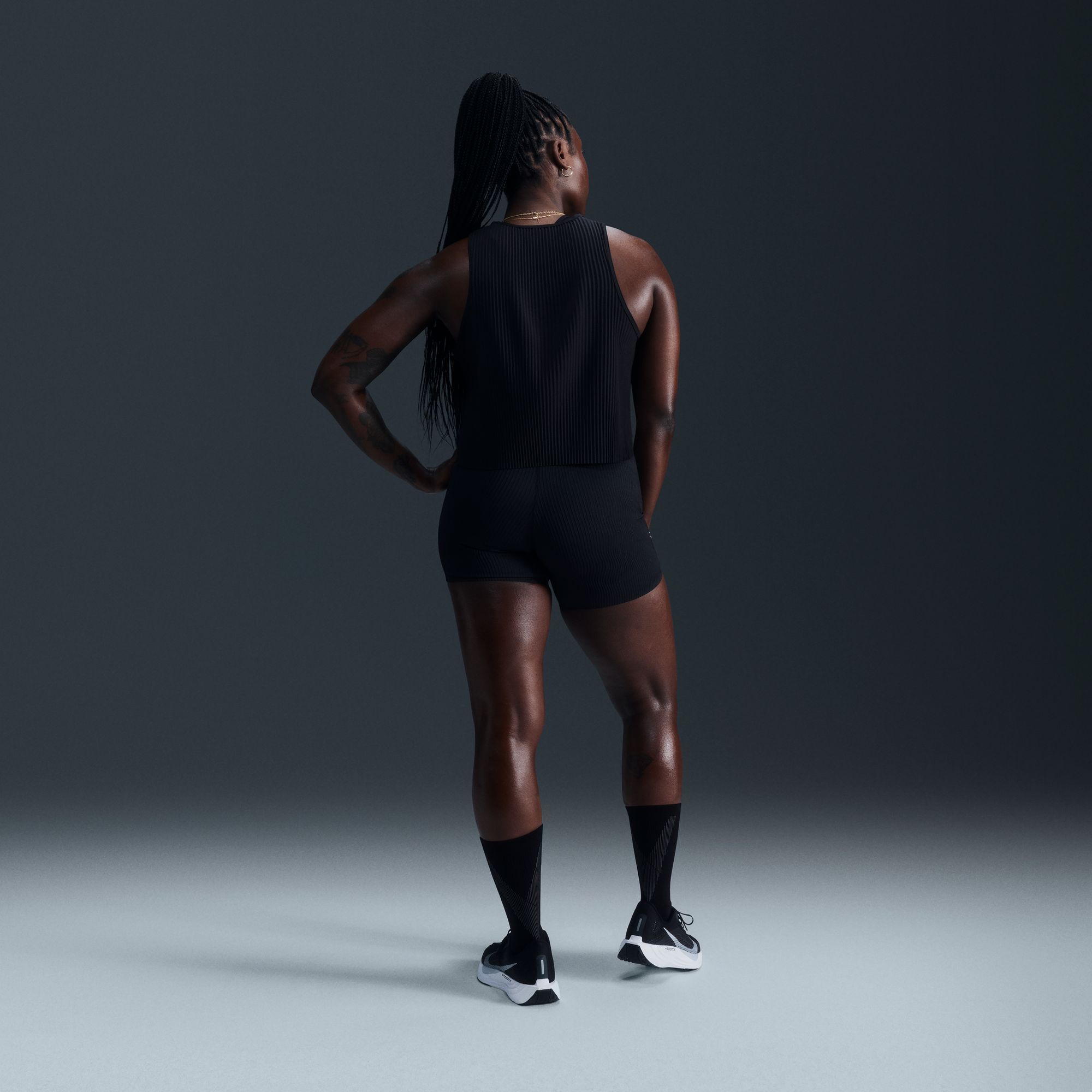 Nike Women's AeroSwift Dri-FIT ADV Cropped Running Tank Top product image