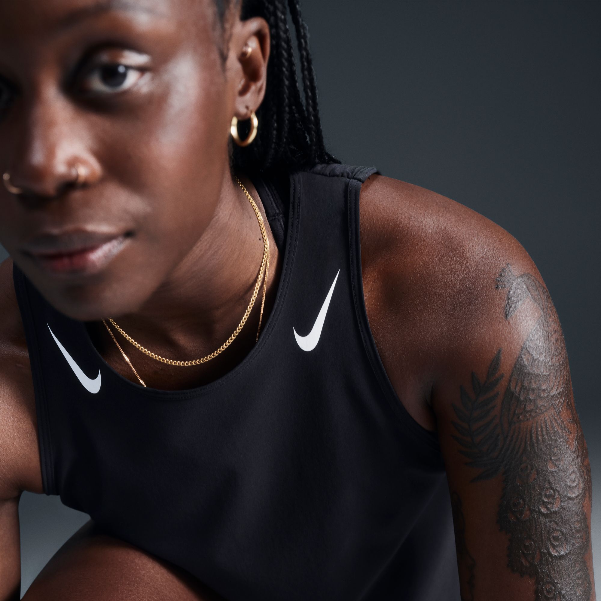 Nike Women's AeroSwift Dri-FIT ADV Cropped Running Tank Top product image