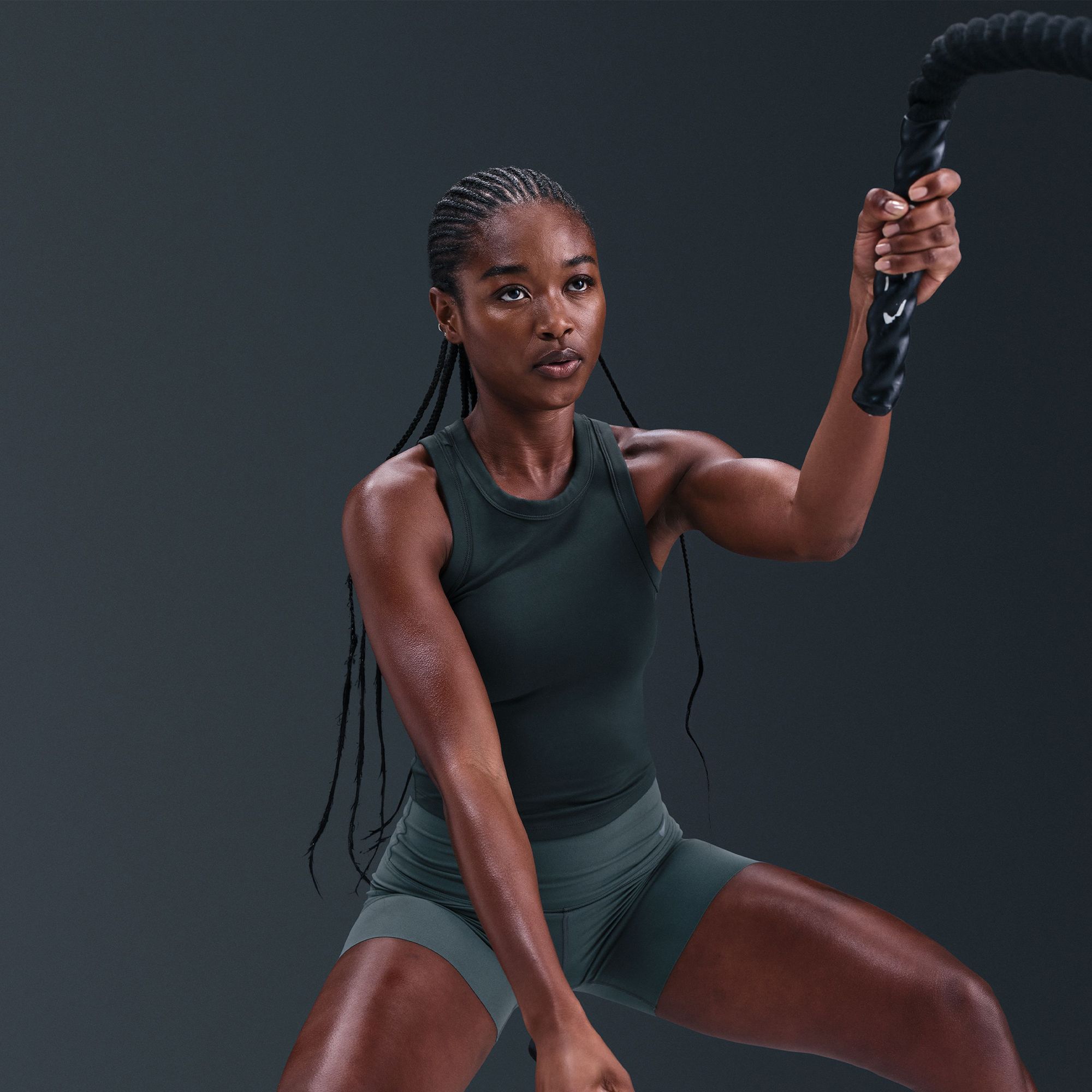 Nike Women's One Fitted Dri-FIT Cropped Tank Top product image