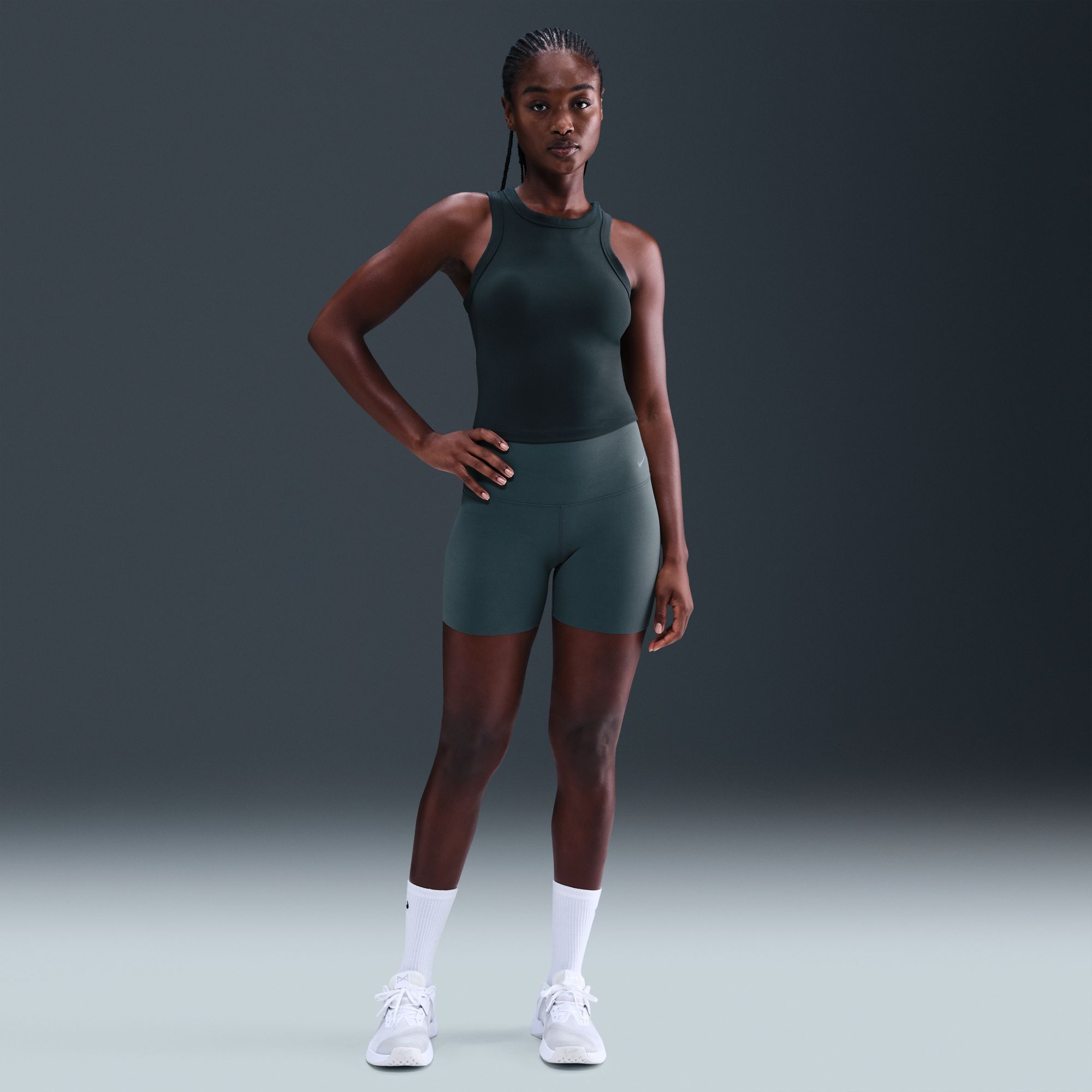 Nike Women's One Fitted Dri-FIT Cropped Tank Top product image