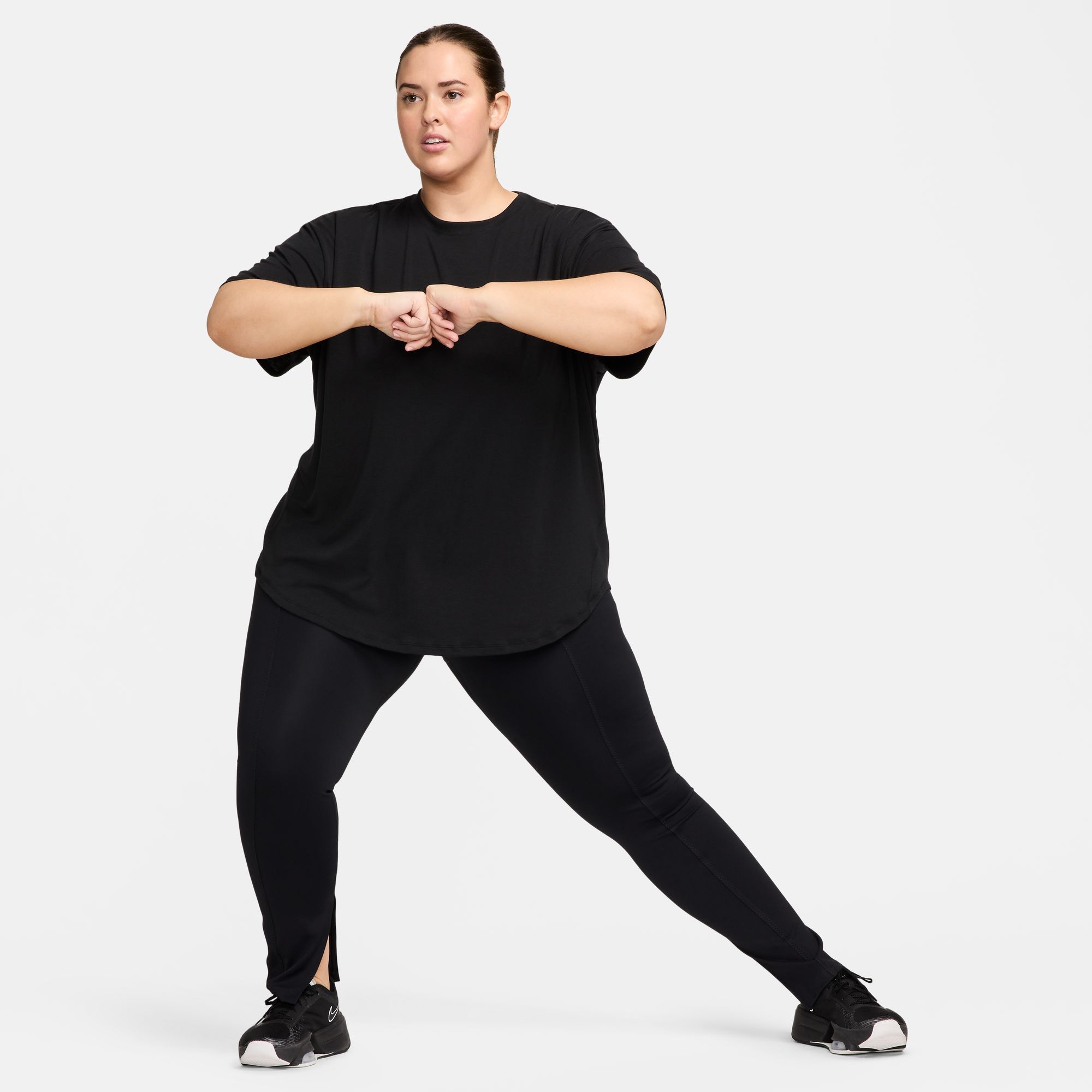 Nike Women's One Relaxed Dri-FIT Short-Sleeve Top (Plus Size) product image