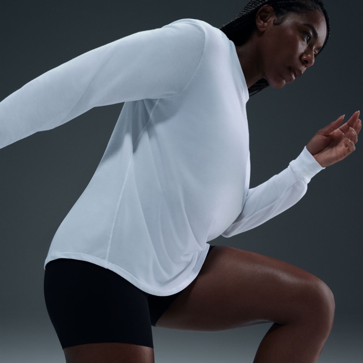 Nike running dri fit long sleeve women's best sale
