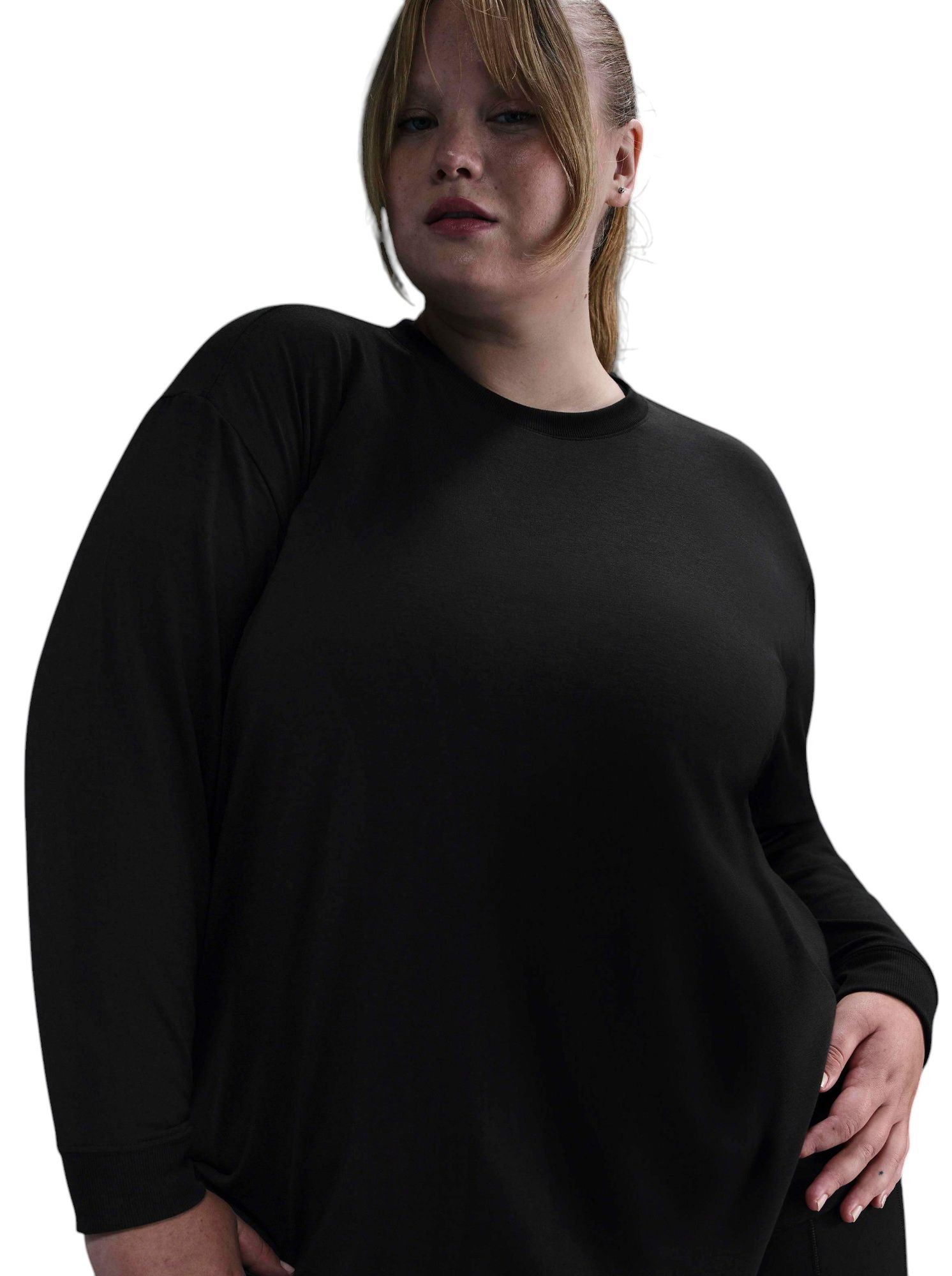 Nike Women's One Dri-FIT Relaxed Long Sleeve T-Shirt (Plus Size) product image