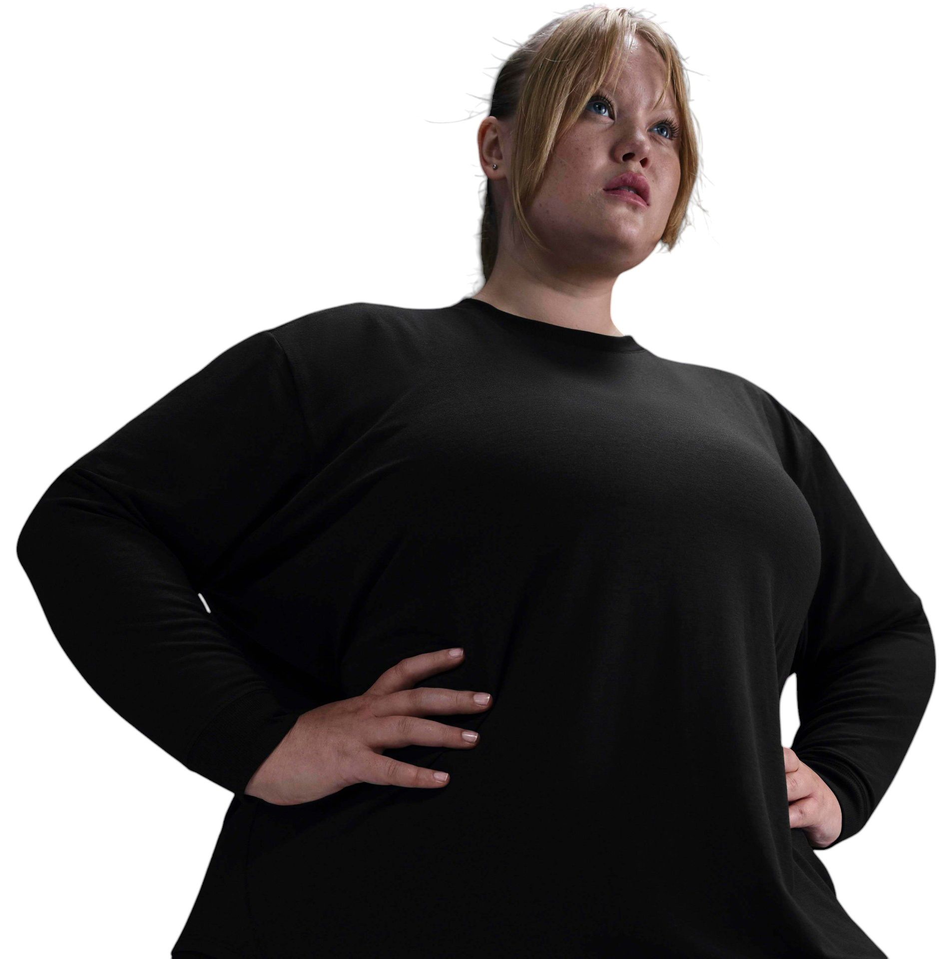 Nike Women's One Dri-FIT Relaxed Long Sleeve T-Shirt (Plus Size) product image