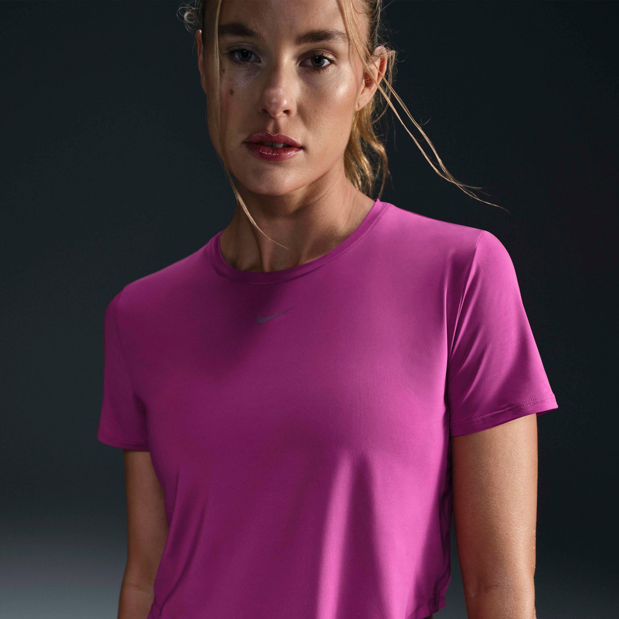 Nike Women's One Classic Dri-FIT Short-Sleeve Cropped Top product image
