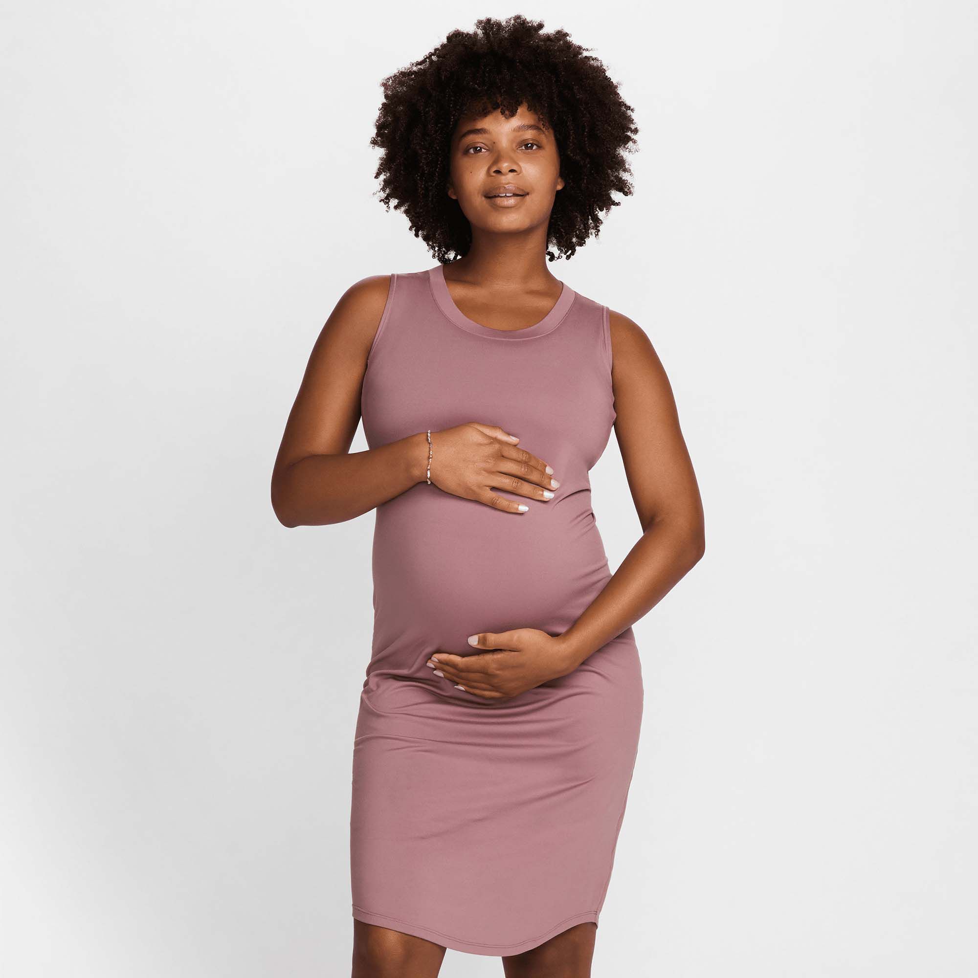 Nike Women's Maternity Dri-FIT Slim-Fit Knit Dress product image