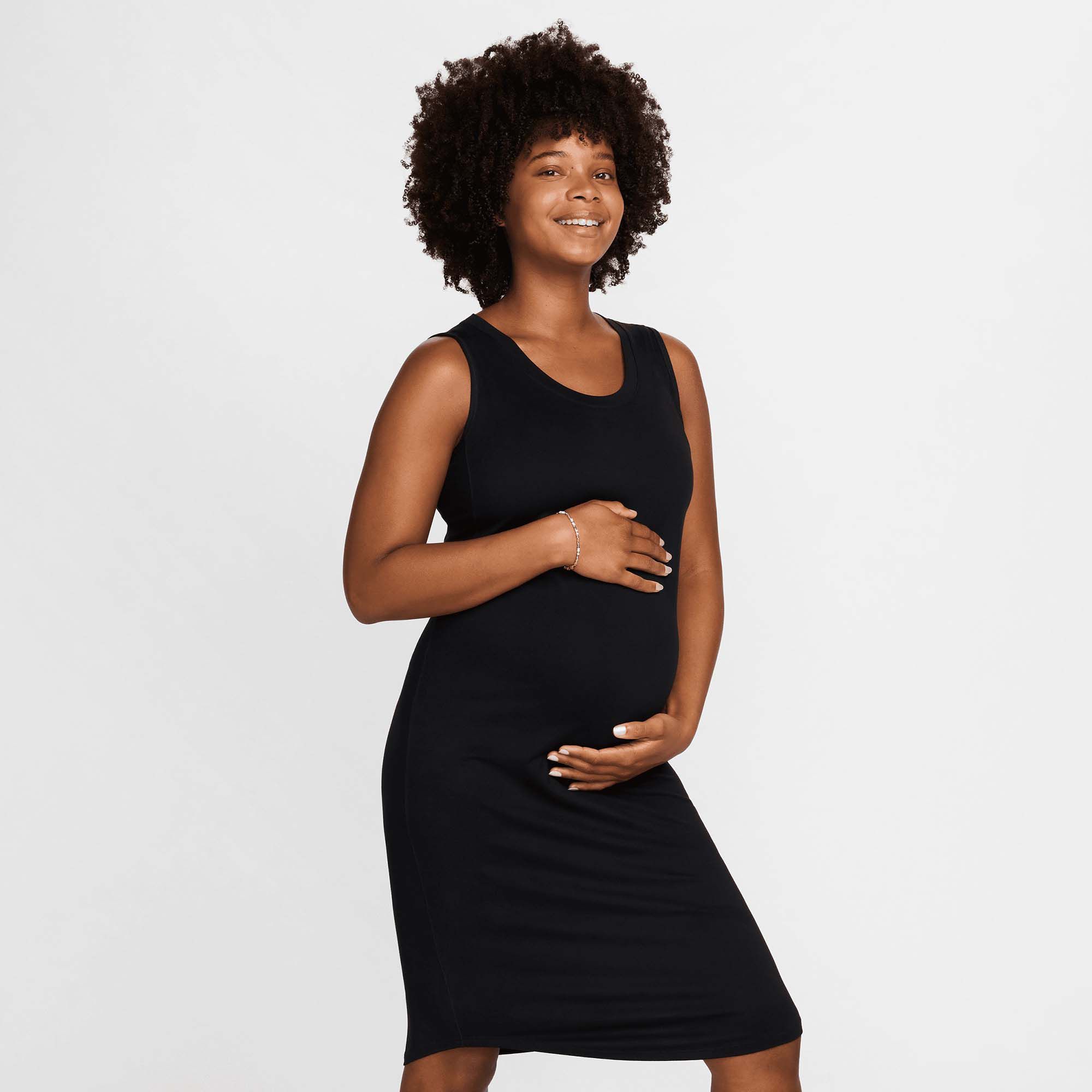Nike Women's Maternity Dri-FIT Slim-Fit Knit Dress product image