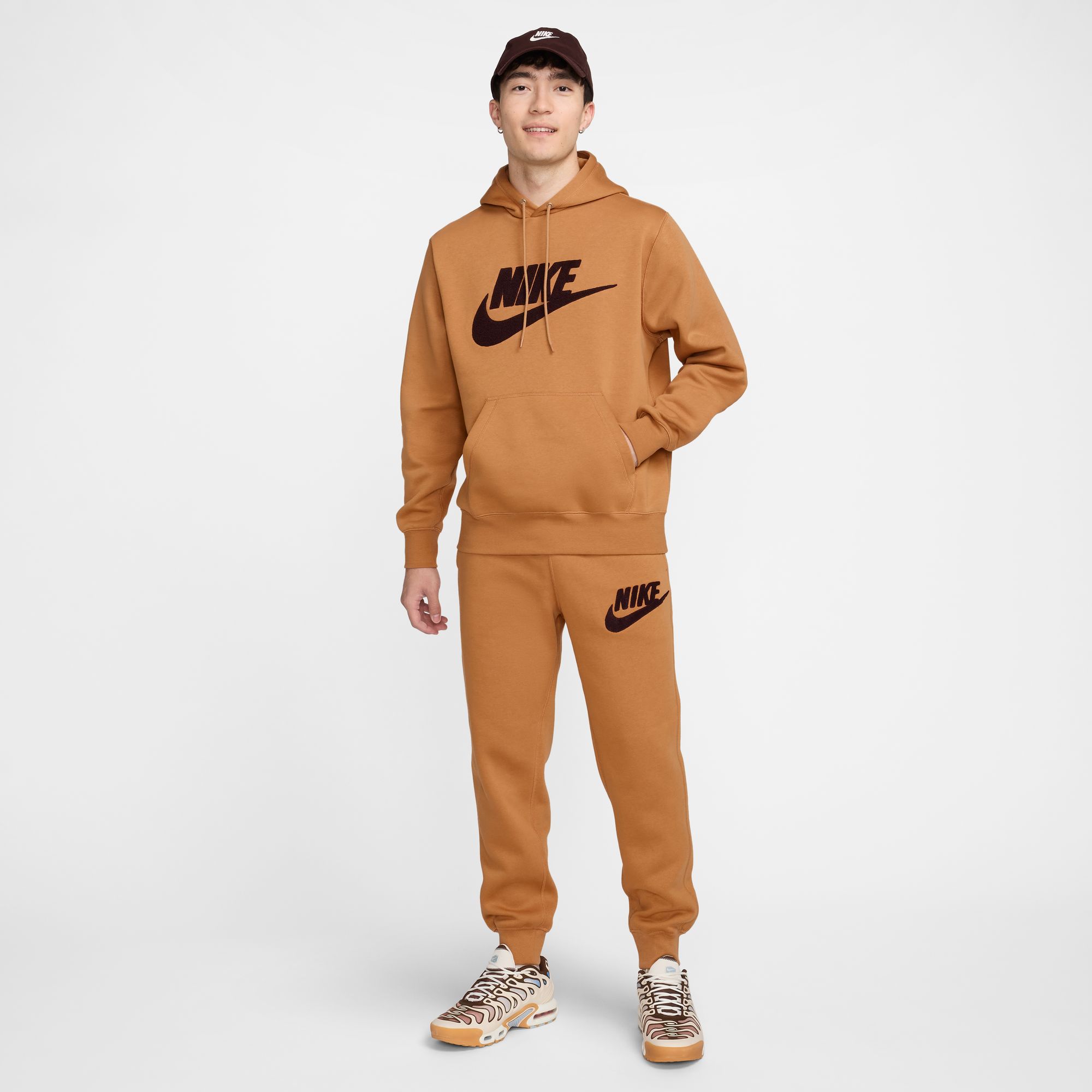 Nike Men's Club Fleece Brushed-Back Chenille Futura Hoodie product image