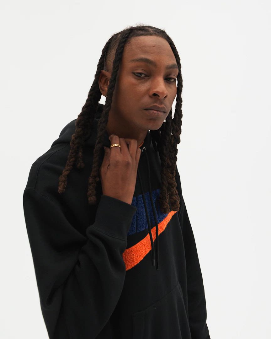 Nike Men's Club Fleece Brushed-Back Chenille Futura Hoodie product