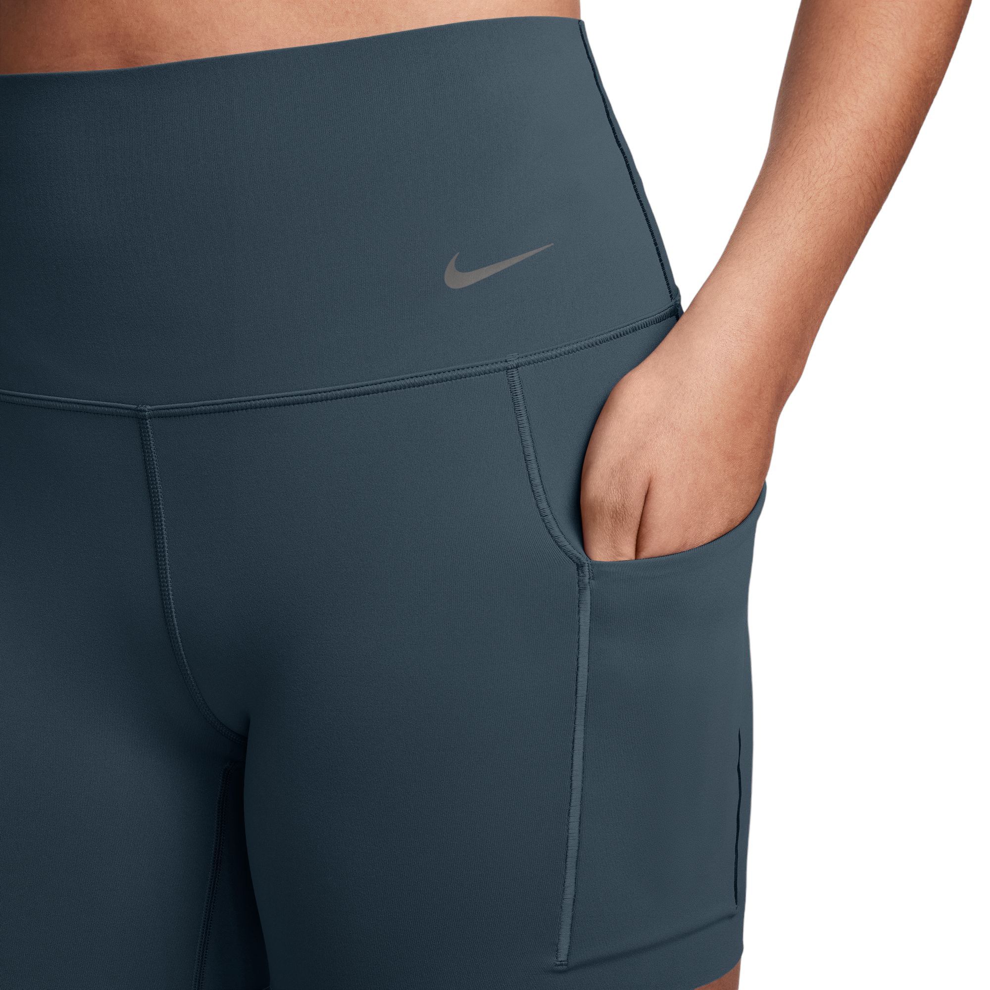 Nike Women's Universa Medium-Support High-Waisted 5" Biker Shorts with Pockets product image