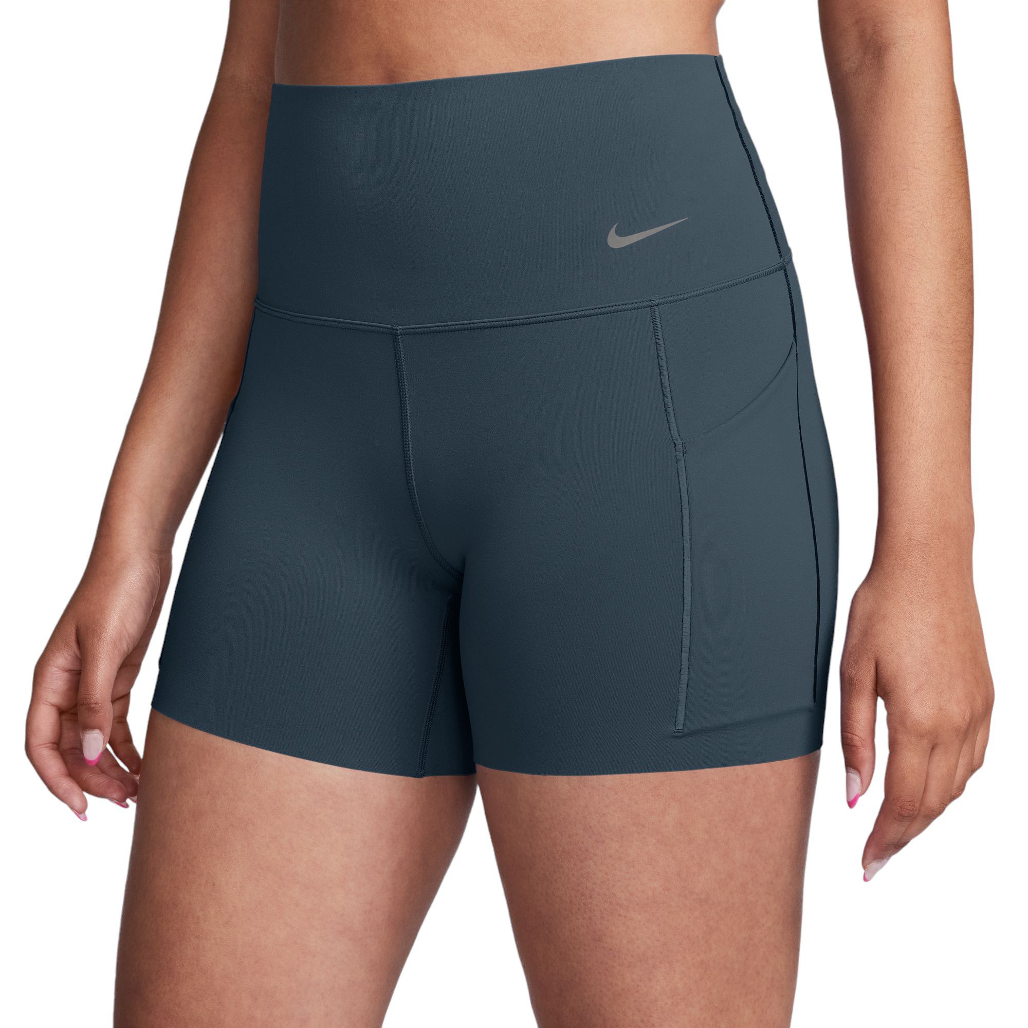 Nike Women's Universa Medium-Support High-Waisted 5" Biker Shorts with Pockets product image