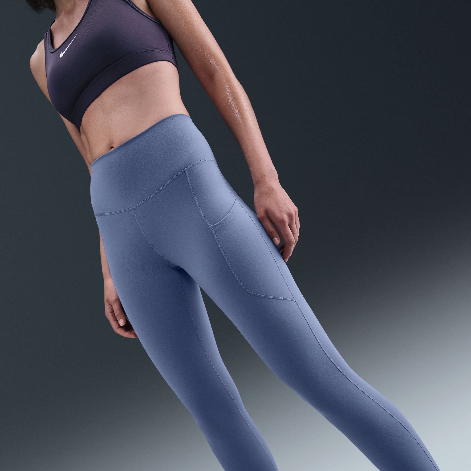 Nike Women's One High-Waisted 7/8 Leggings with Pockets product image