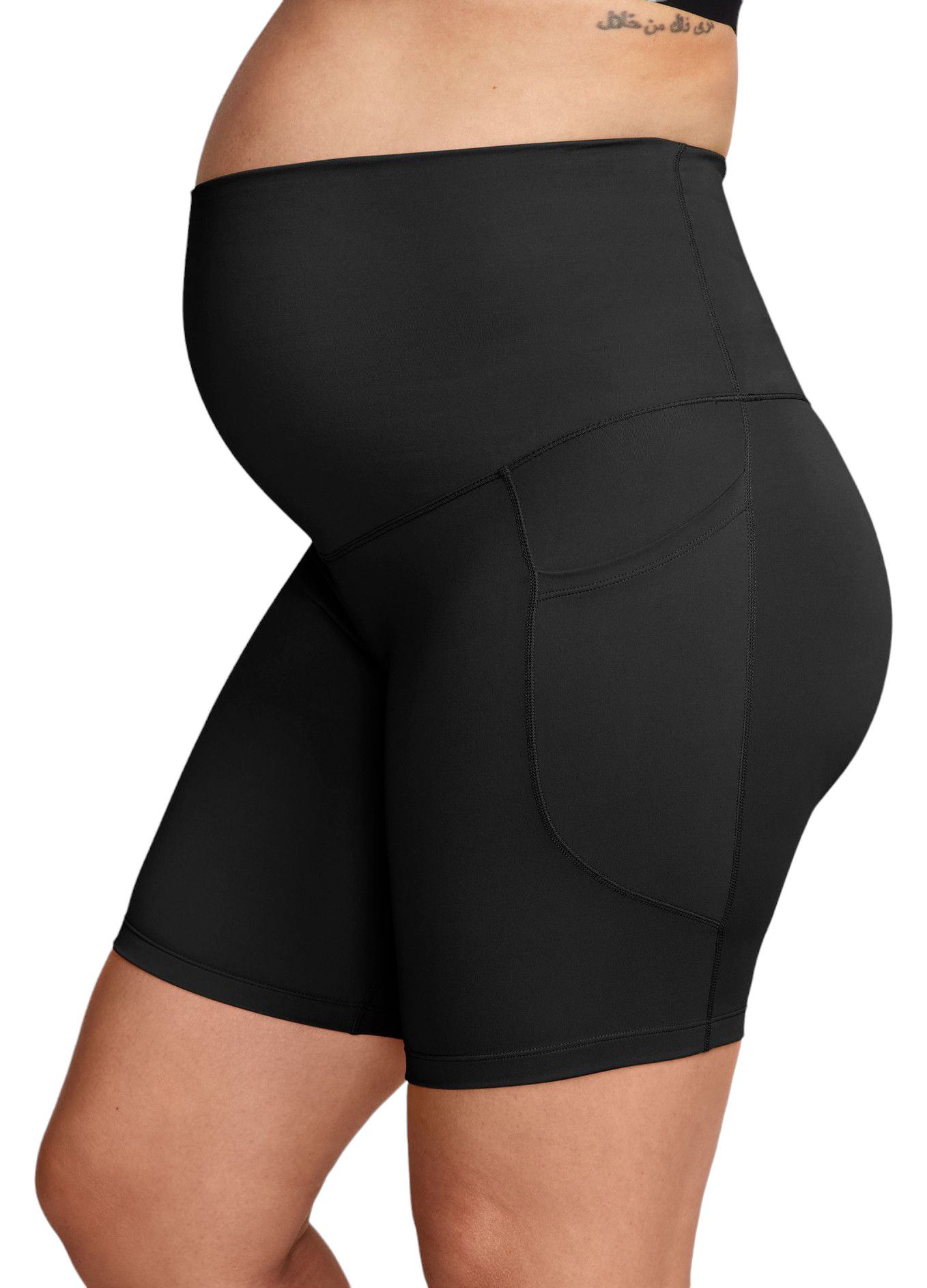 Nike Women's One Maternity Dri-FIT High-Waisted 8" Biker Shorts product image