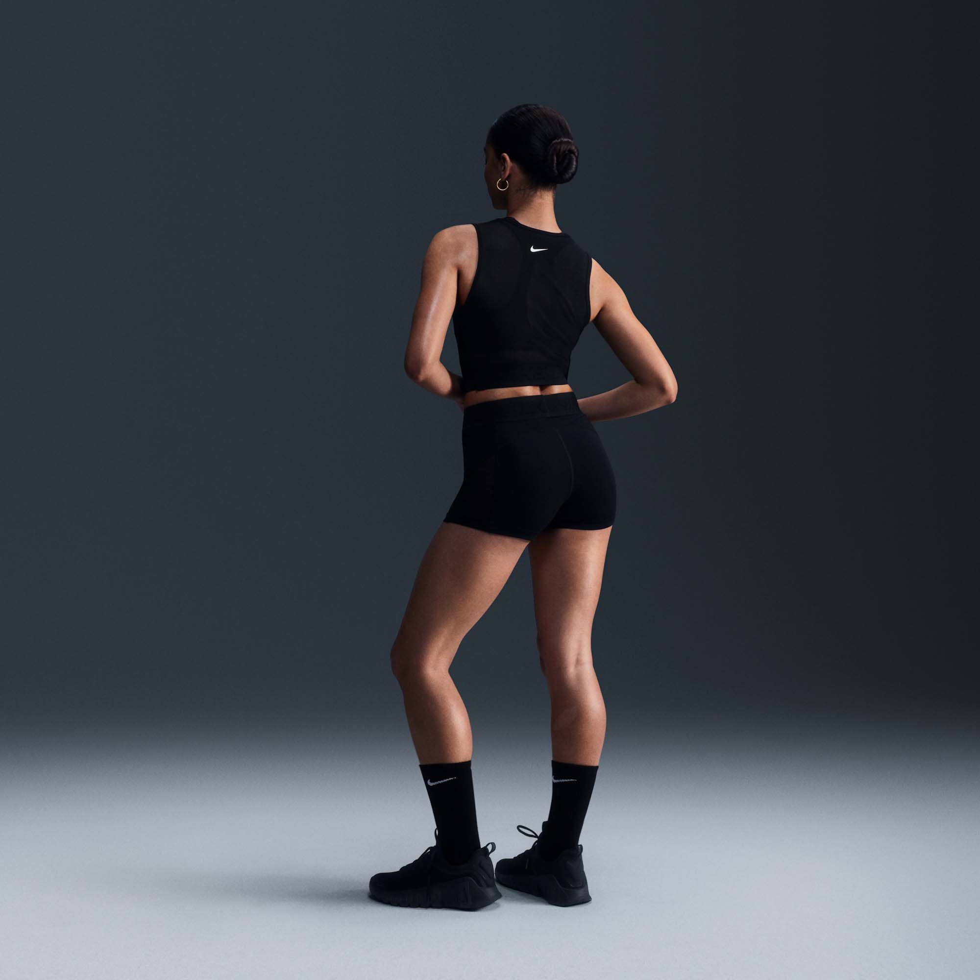 Nike Women's Pro Mid-Rise 3" Mesh-Paneled Shorts product image