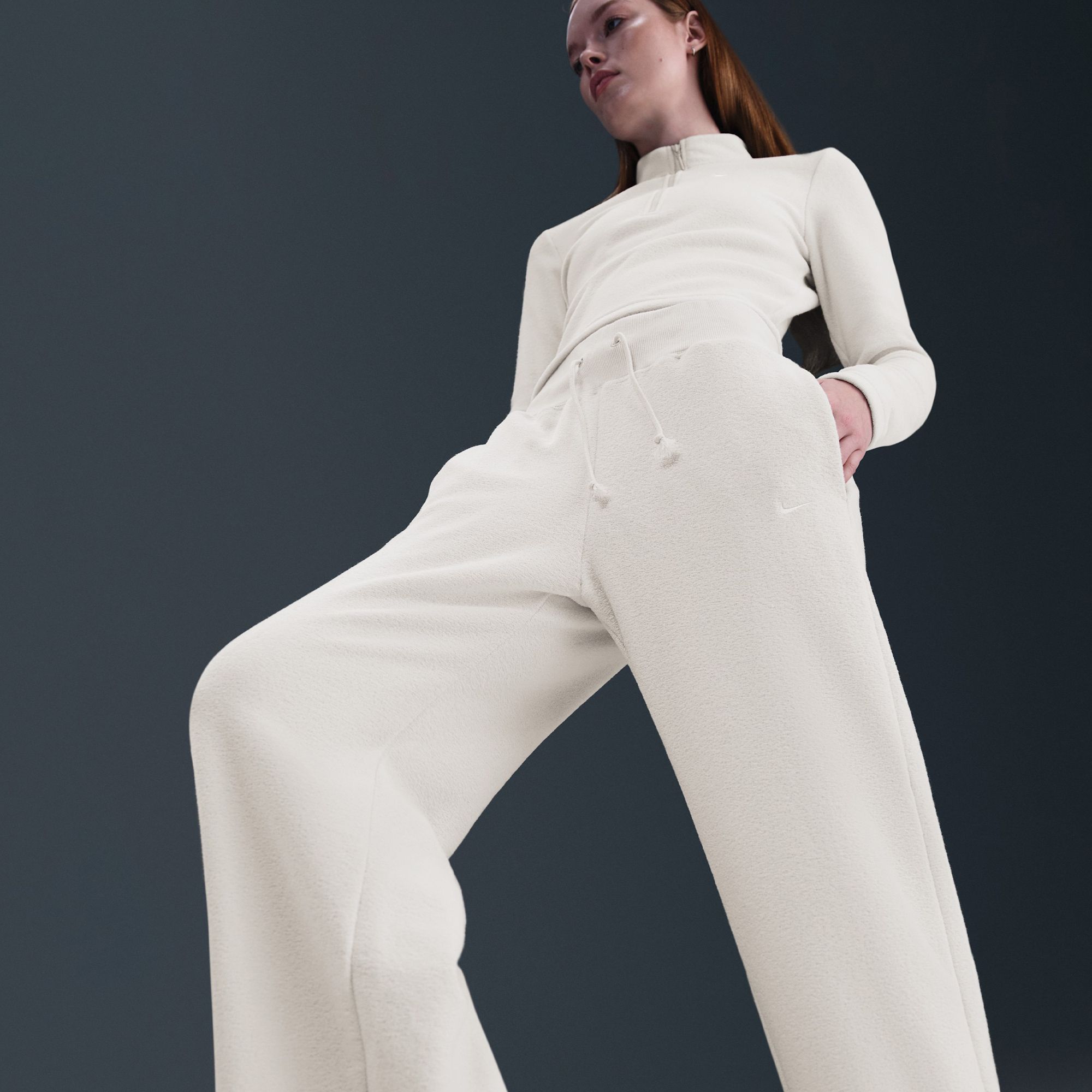 Nike Women's Sportswear Phoenix Fleece Plush Wide Leg Pants product image