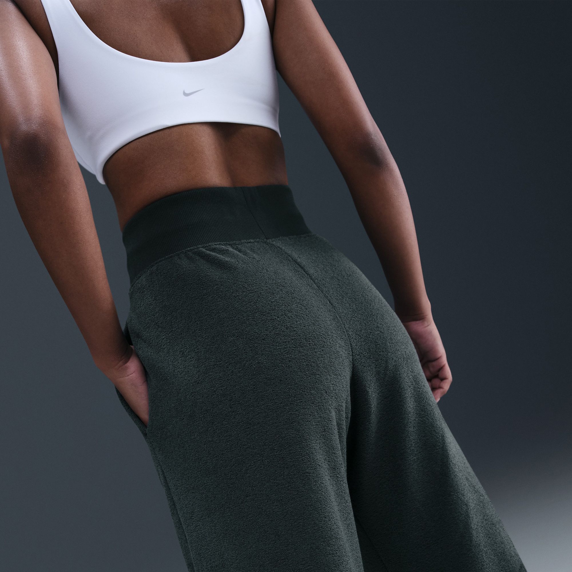 Nike Women's Sportswear Phoenix Fleece Plush Wide Leg Pants product image