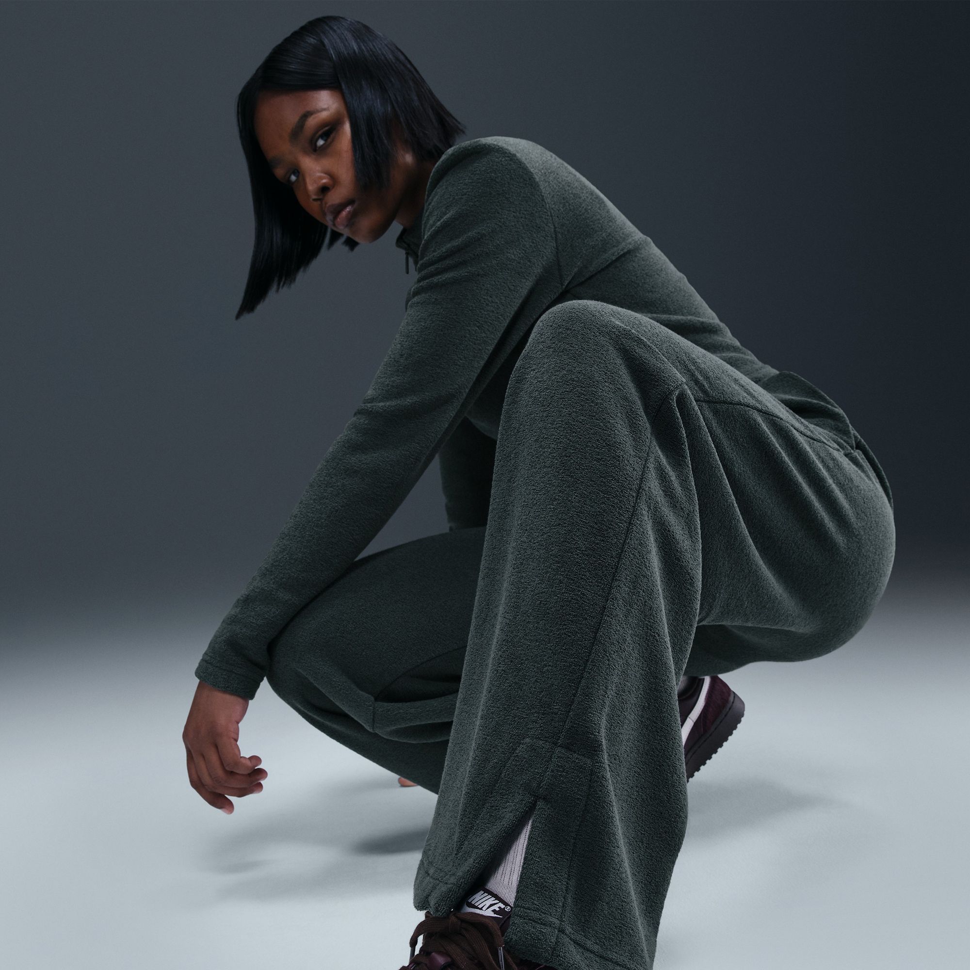 Nike Women's Sportswear Phoenix Fleece Plush Wide Leg Pants product image