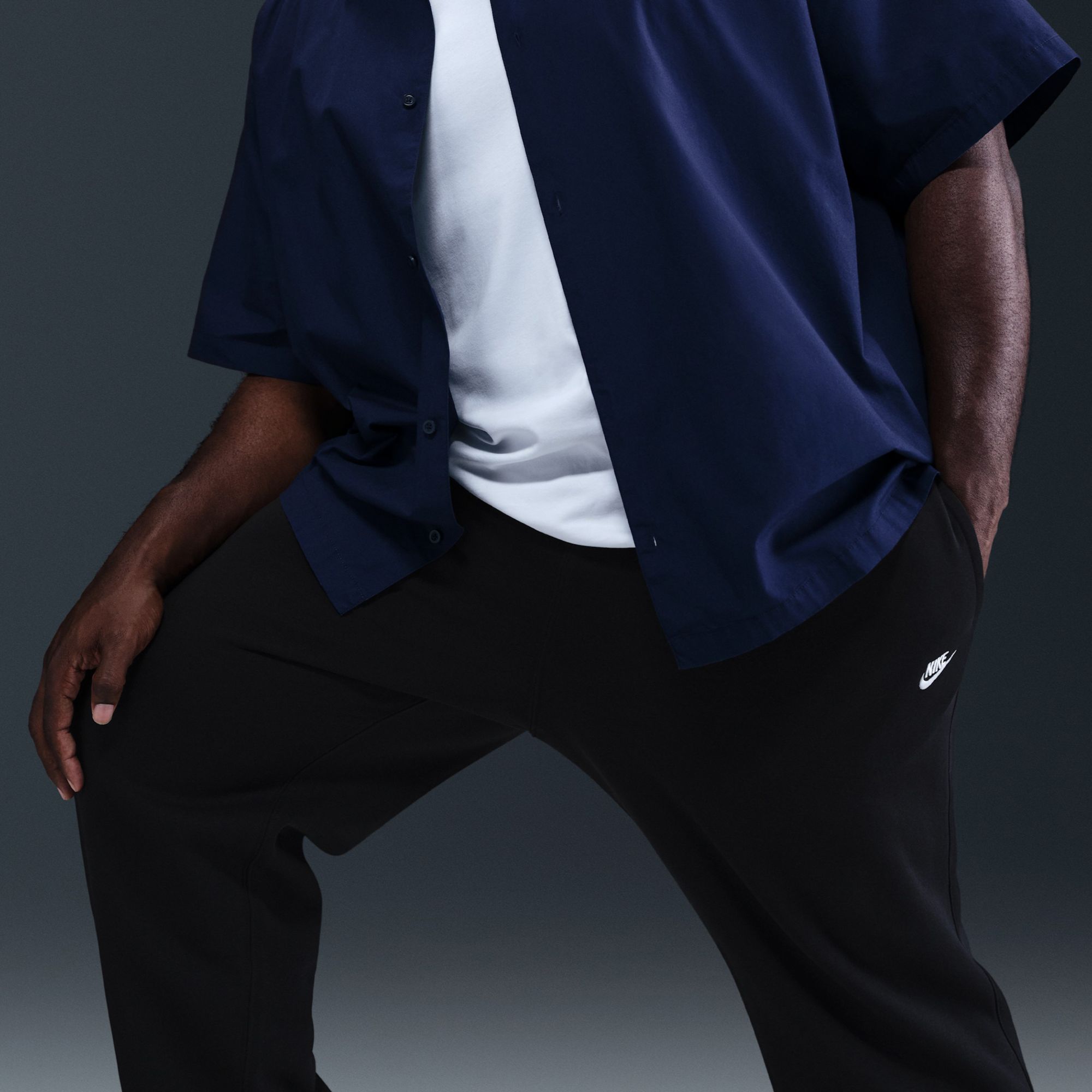 Nike Men's Club Open-Hem Fleece Pants product image