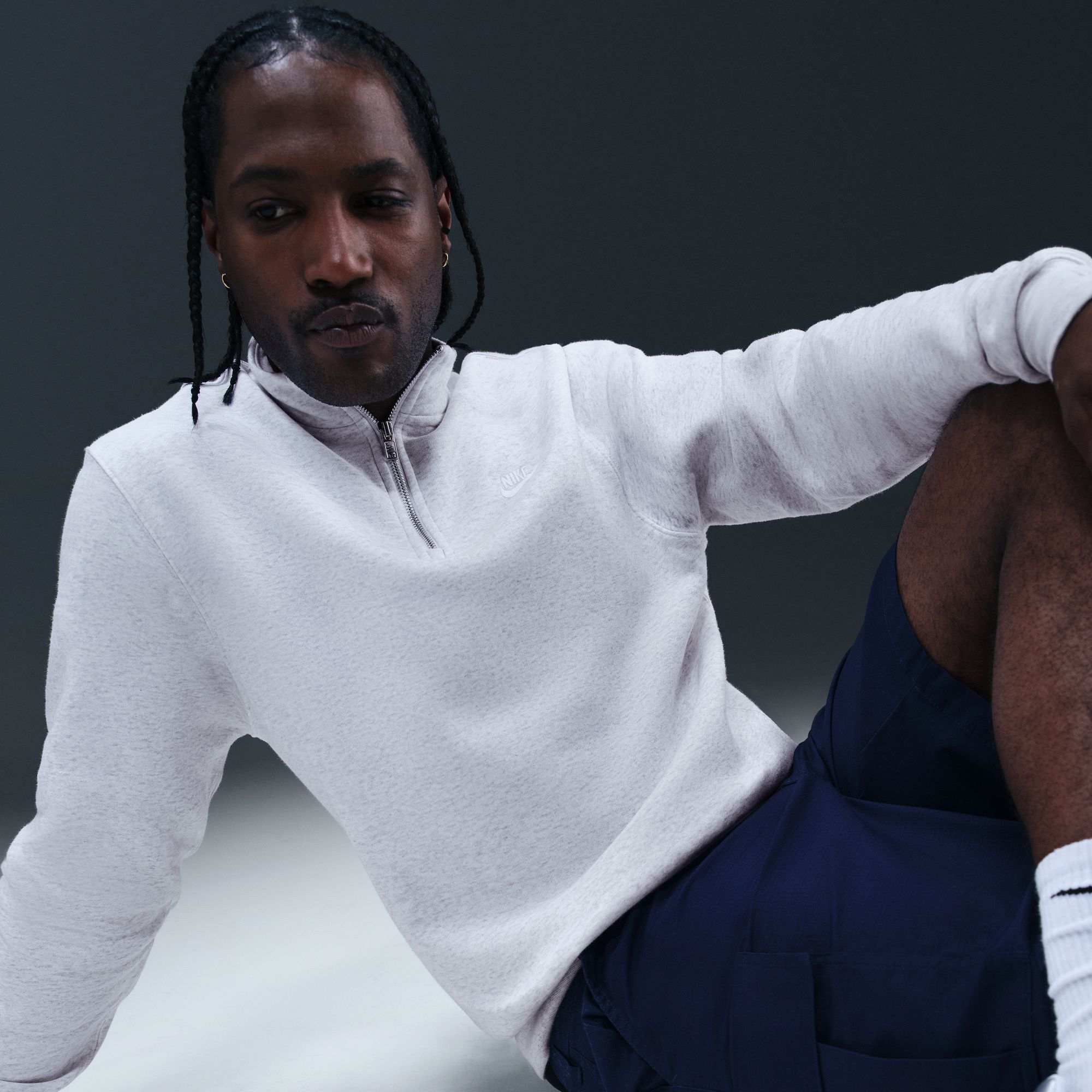 Nike Men's Sportswear Club 1/2 Zip Fleece Sweatshirt product image