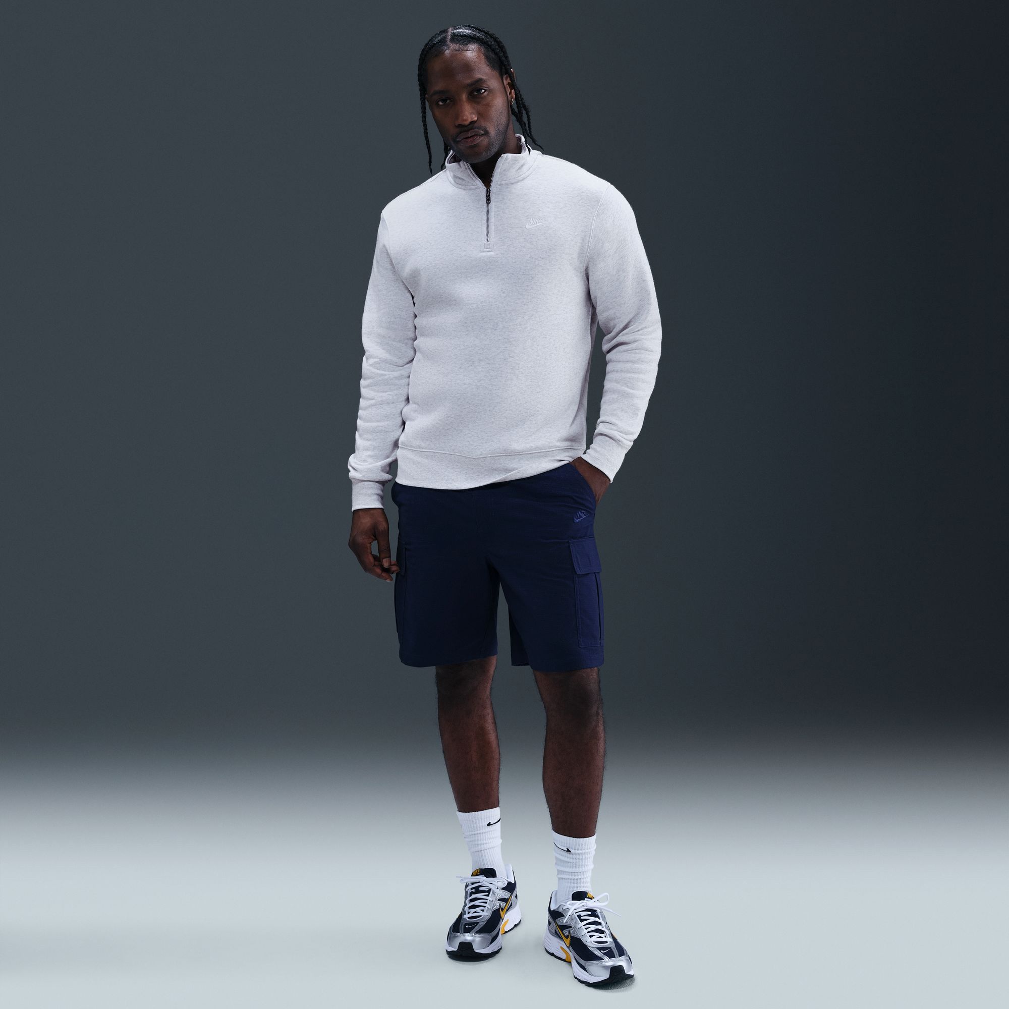 Nike Men's Sportswear Club 1/2 Zip Fleece Sweatshirt product image