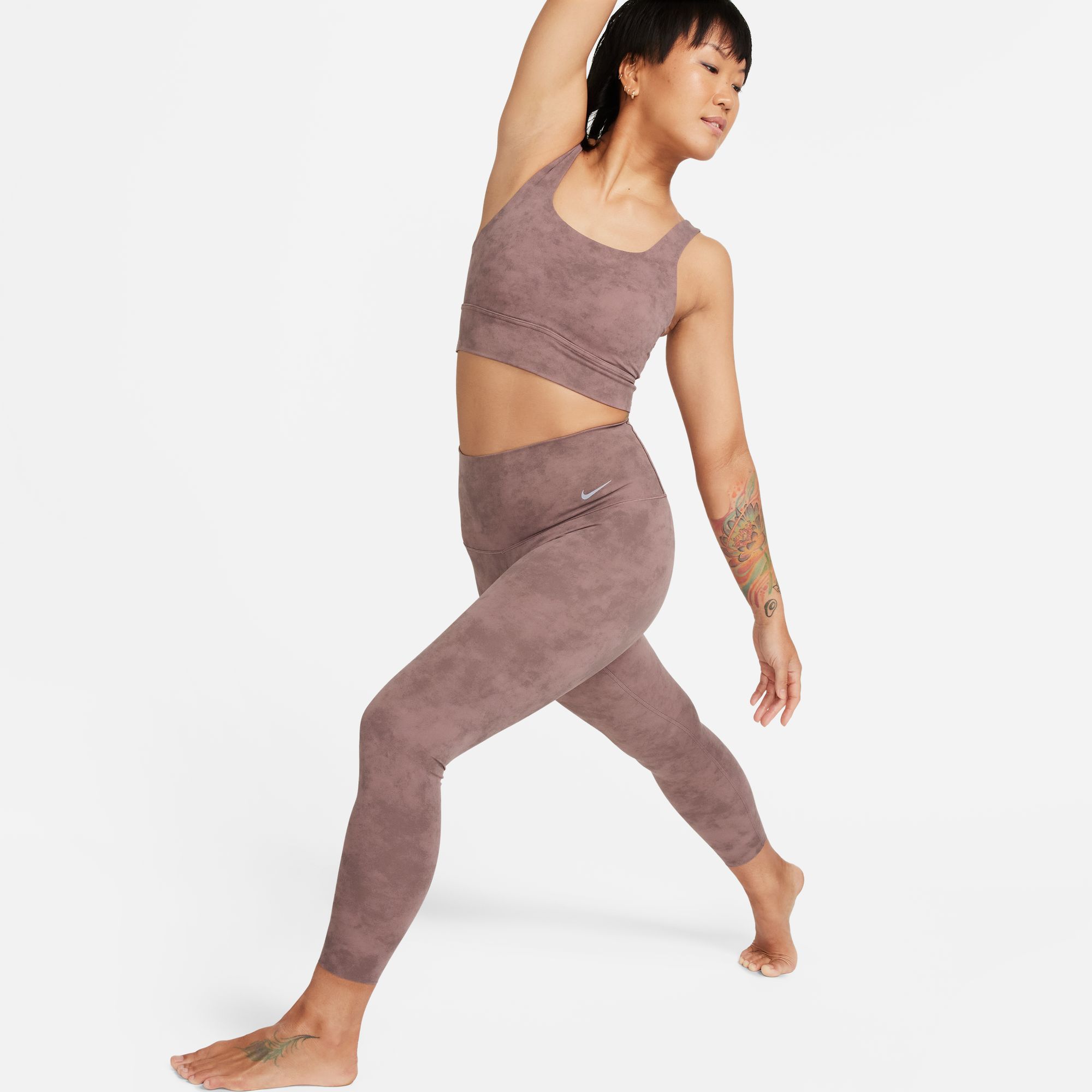 Nike Women's Zenvy Tie-Dye Gentle-Support High-Waisted 7/8 Leggings product image