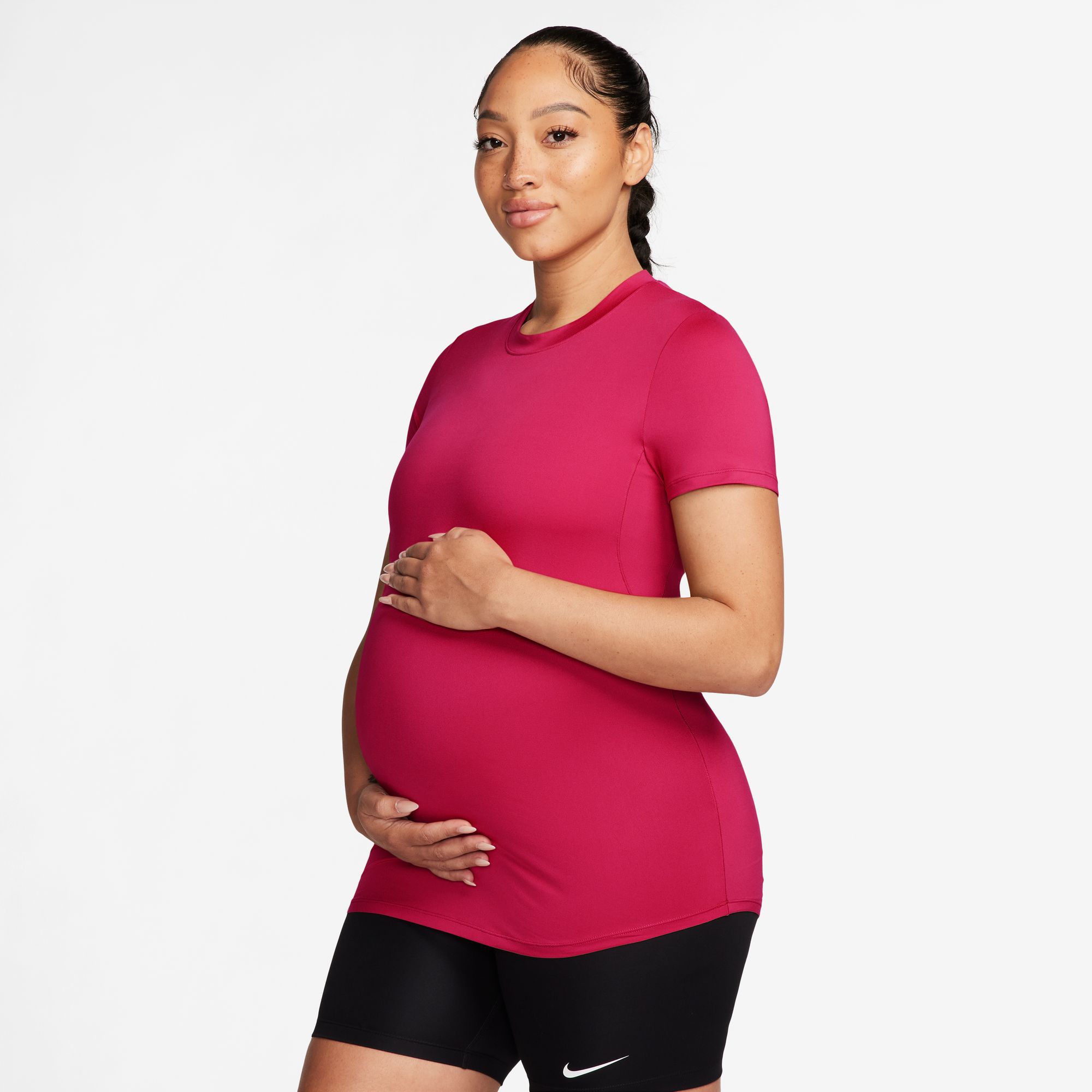 Nike Women's One Maternity Dri-FIT Slim-Fit Short-Sleeve Top product image