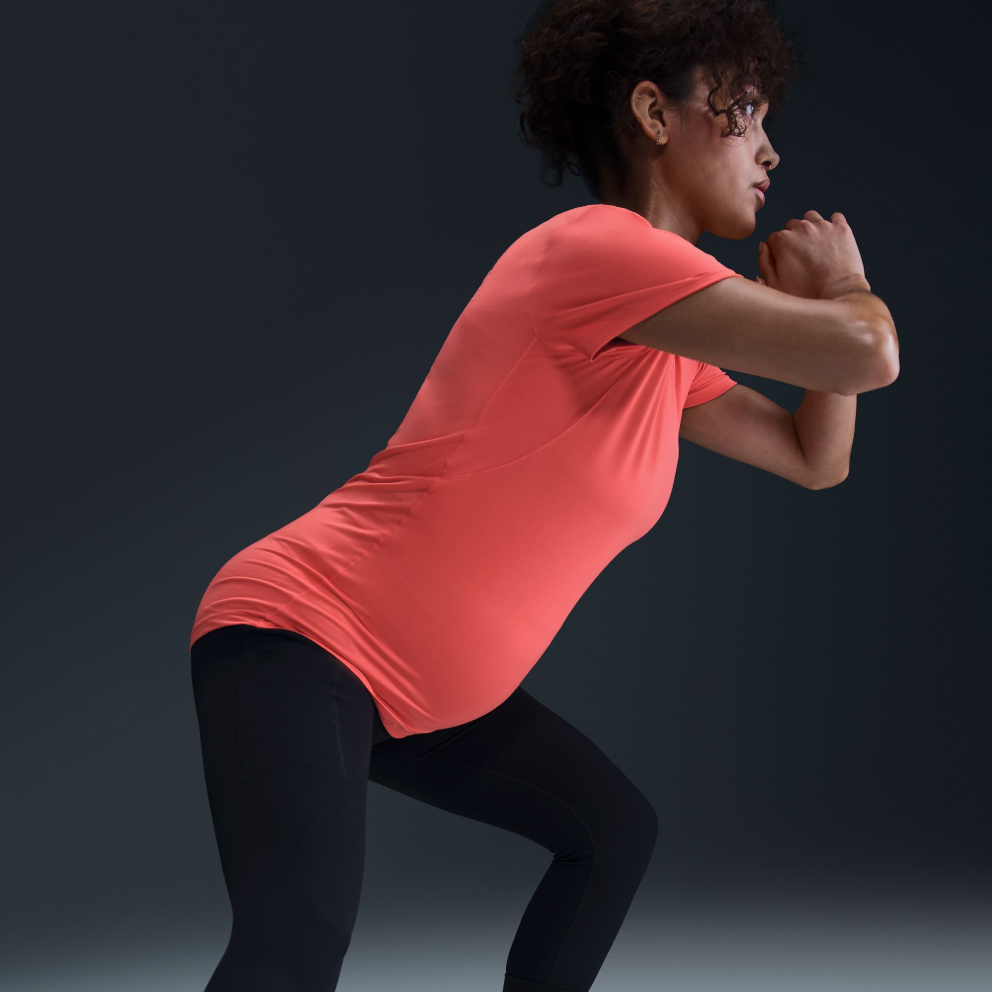 Nike Women's One Maternity Dri-FIT Slim-Fit Short-Sleeve Top product image