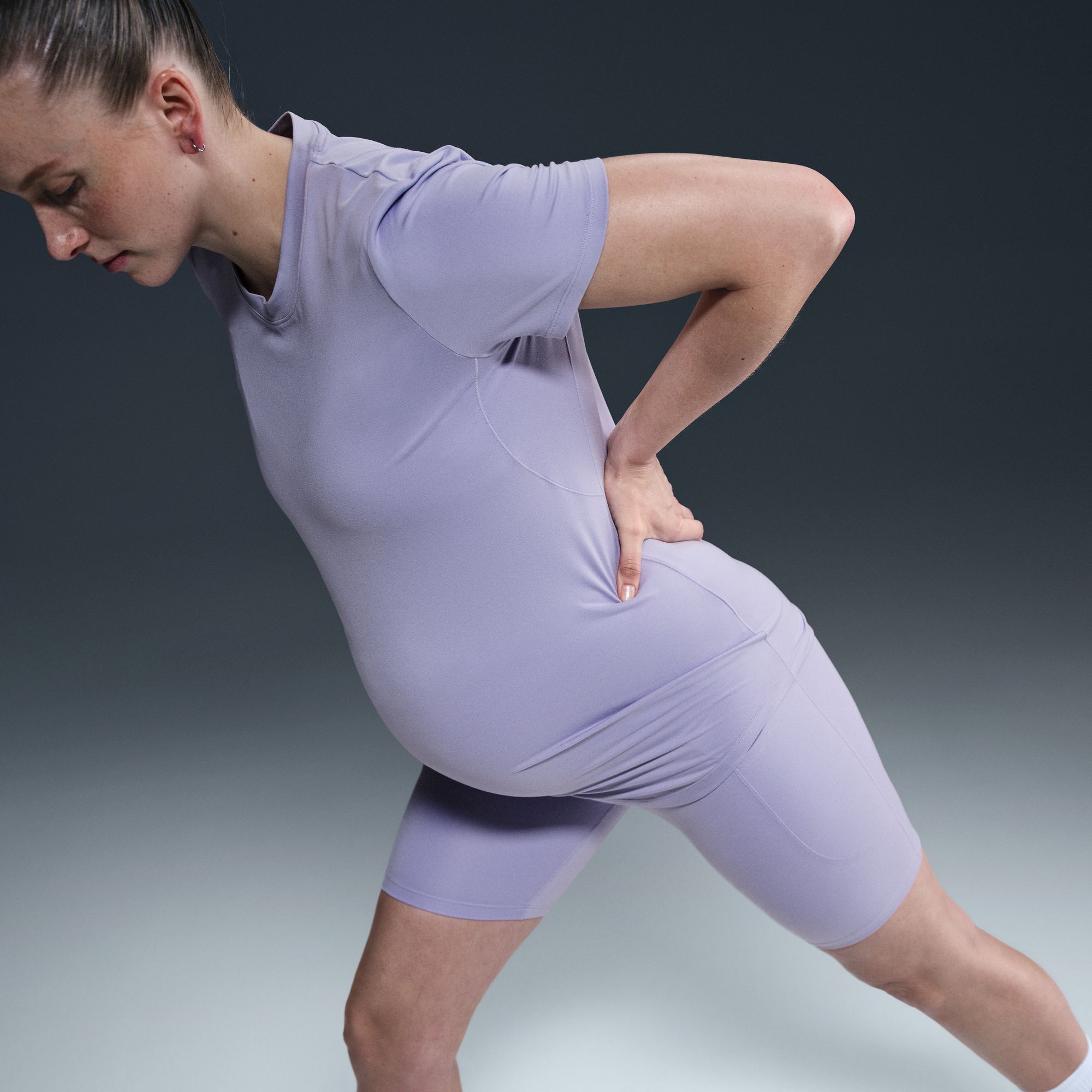 Nike Women's One Maternity Dri-FIT Slim-Fit Short-Sleeve Top product image