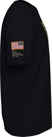 Nike Men's Purdue Boilermakers Black/Camo Veterans Day T-Shirt product image