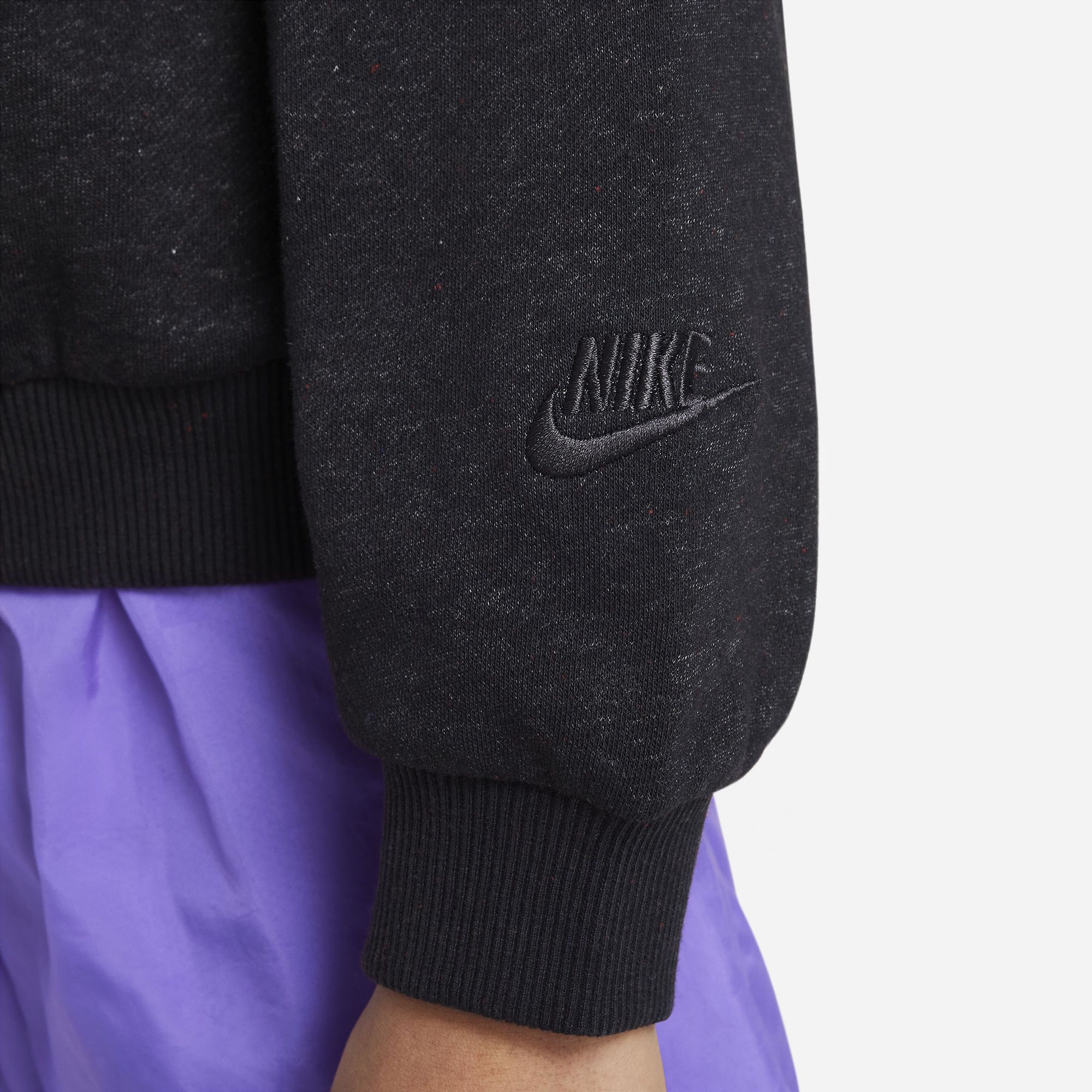 NIKE Girls' Nike Sportswear Icon Fleece Oversized Sweatshirt