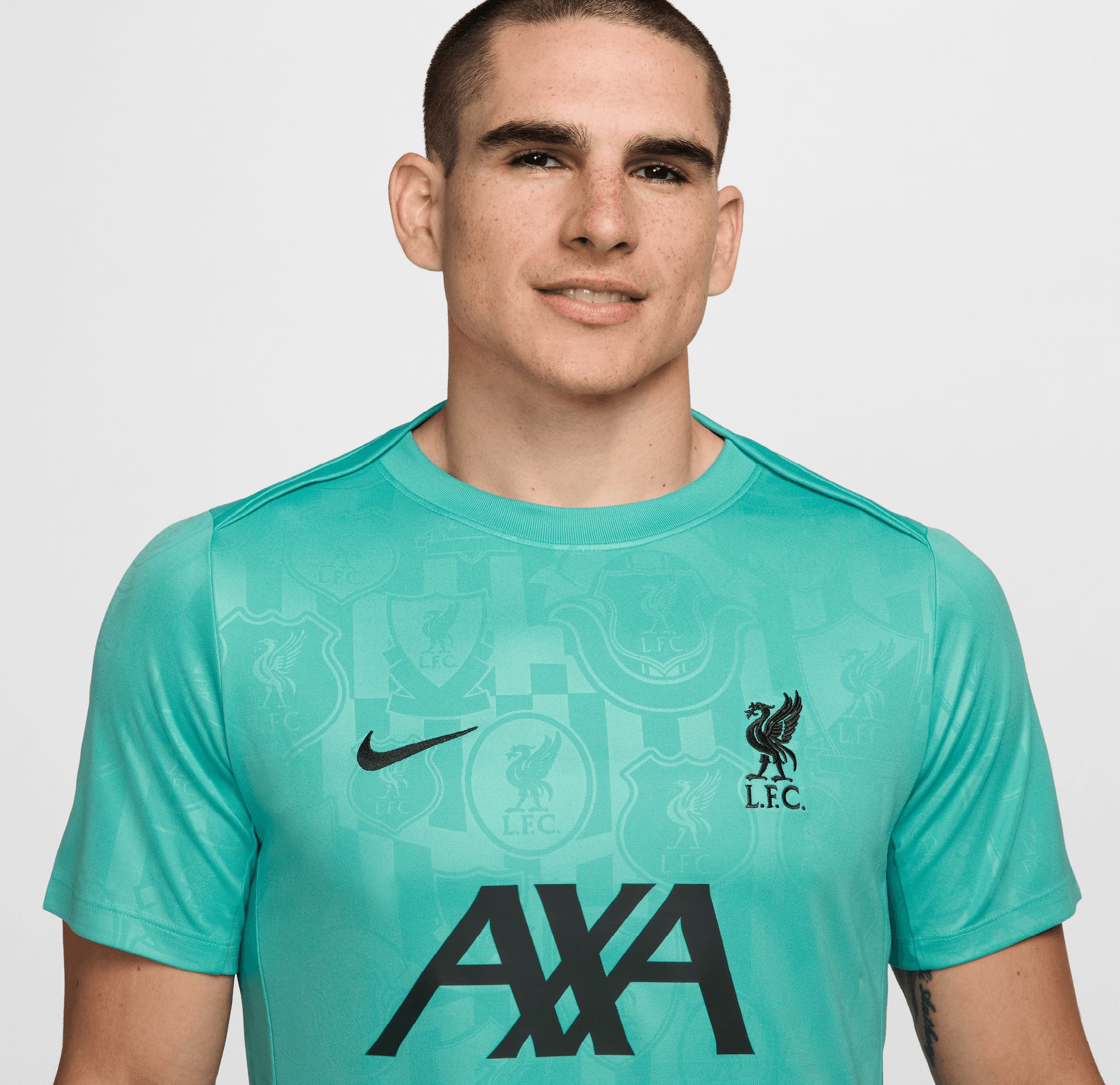 Nike Adult Liverpool FC 2024 Teal Prematch Jersey product image