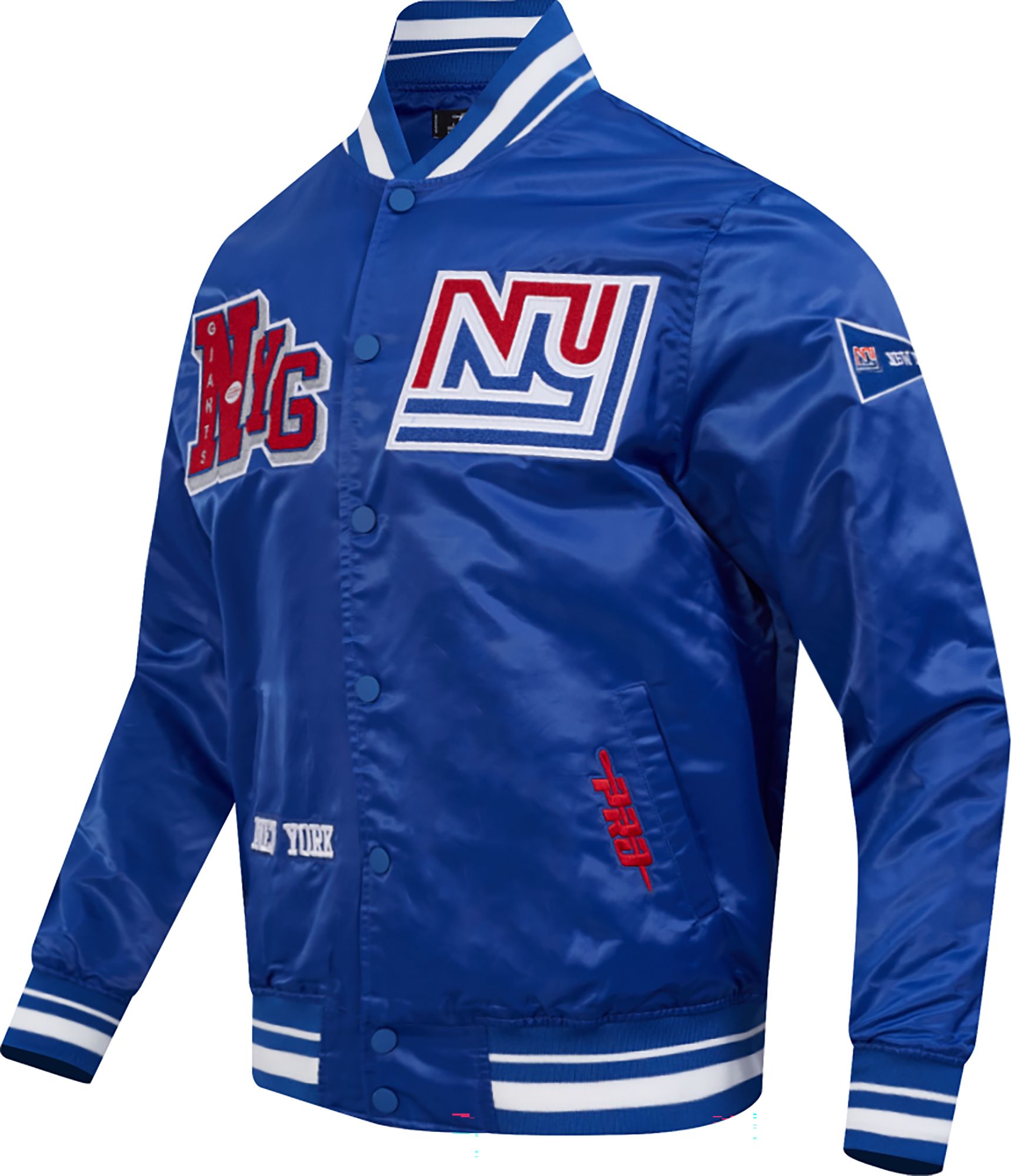 Pro Standard Men's New York Giants Dodger Blue 'Best Of' Satin Jacket product image