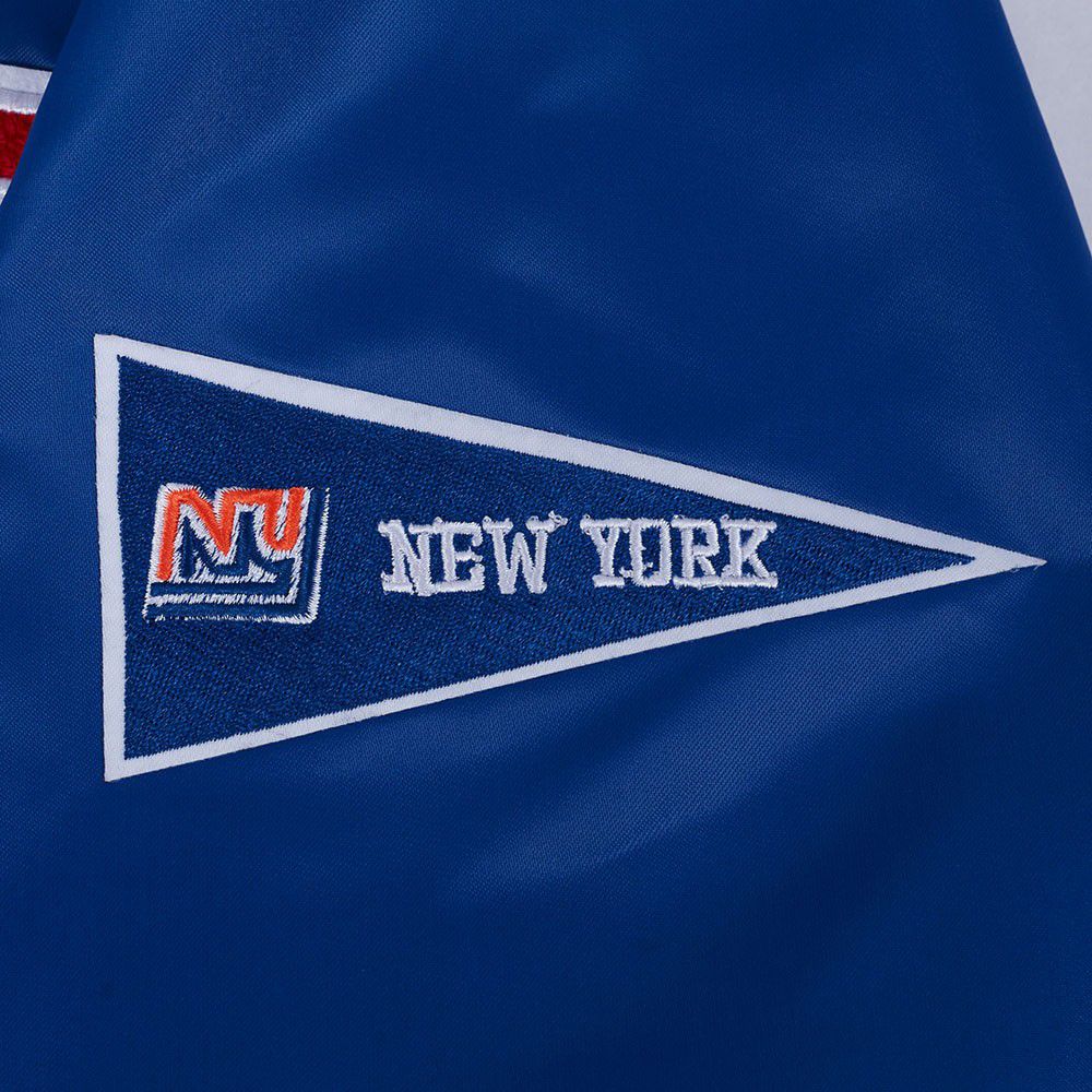 Pro Standard Men's New York Giants Dodger Blue 'Best Of' Satin Jacket product image